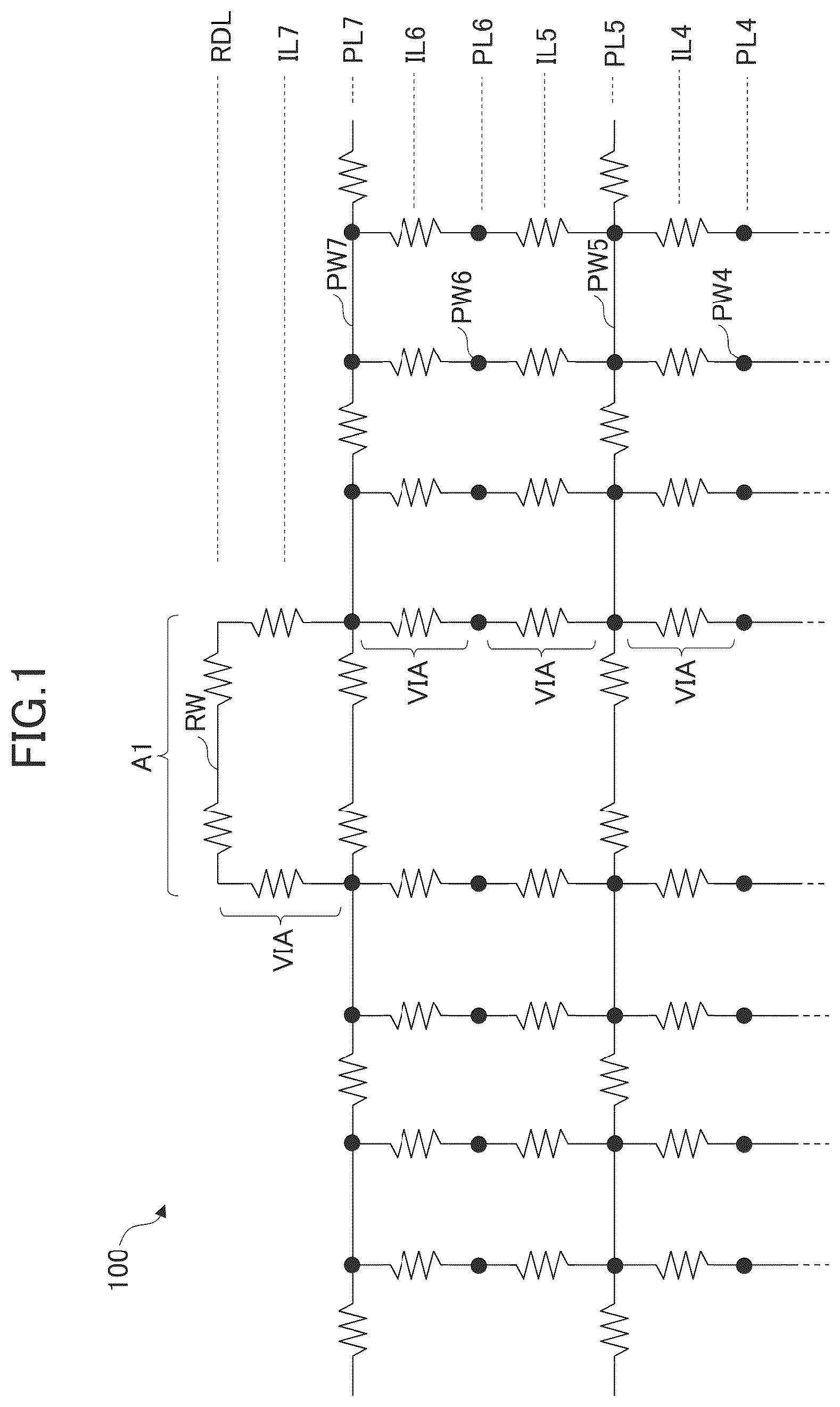 Patent US12100659 Figure 1 – Power supply conductive trace structure of semiconductor device and power supply conductive trace layout method of semiconductor device