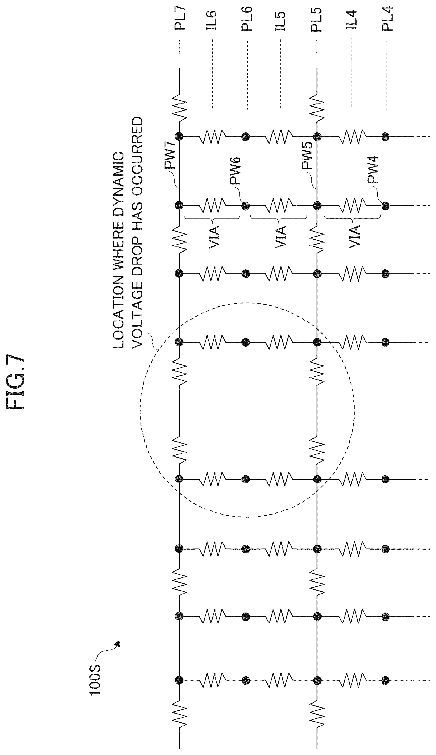 Patent US12100659 Figure 7 – Power supply conductive trace structure of semiconductor device and power supply conductive trace layout method of semiconductor device