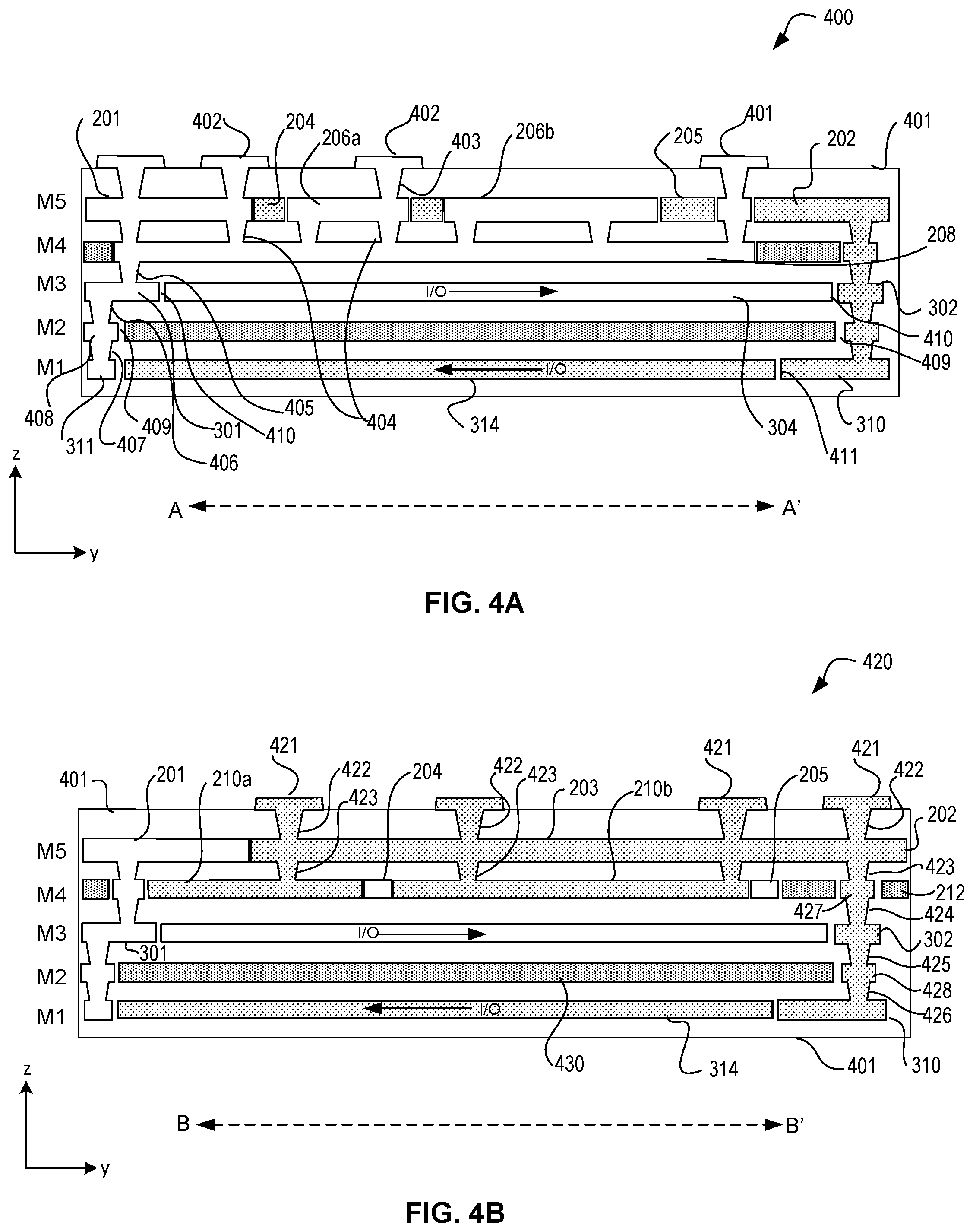 Patent US12100662 Figure 6 – Power-forwarding bridge for inter-chip data signal transfer