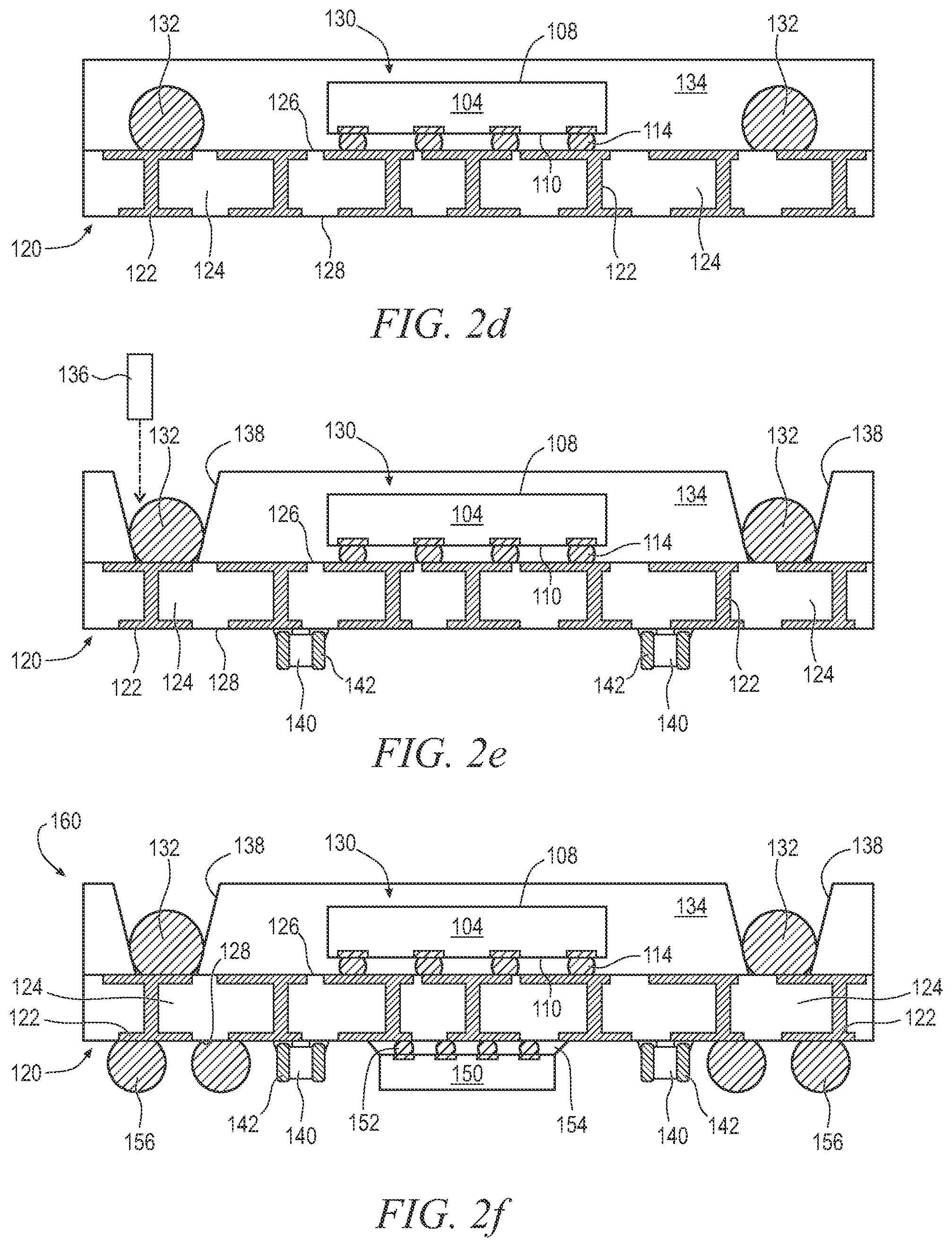 Patent US12100663 Figure 3 – Semiconductor device and method of integrating RF antenna interposer with semiconductor package