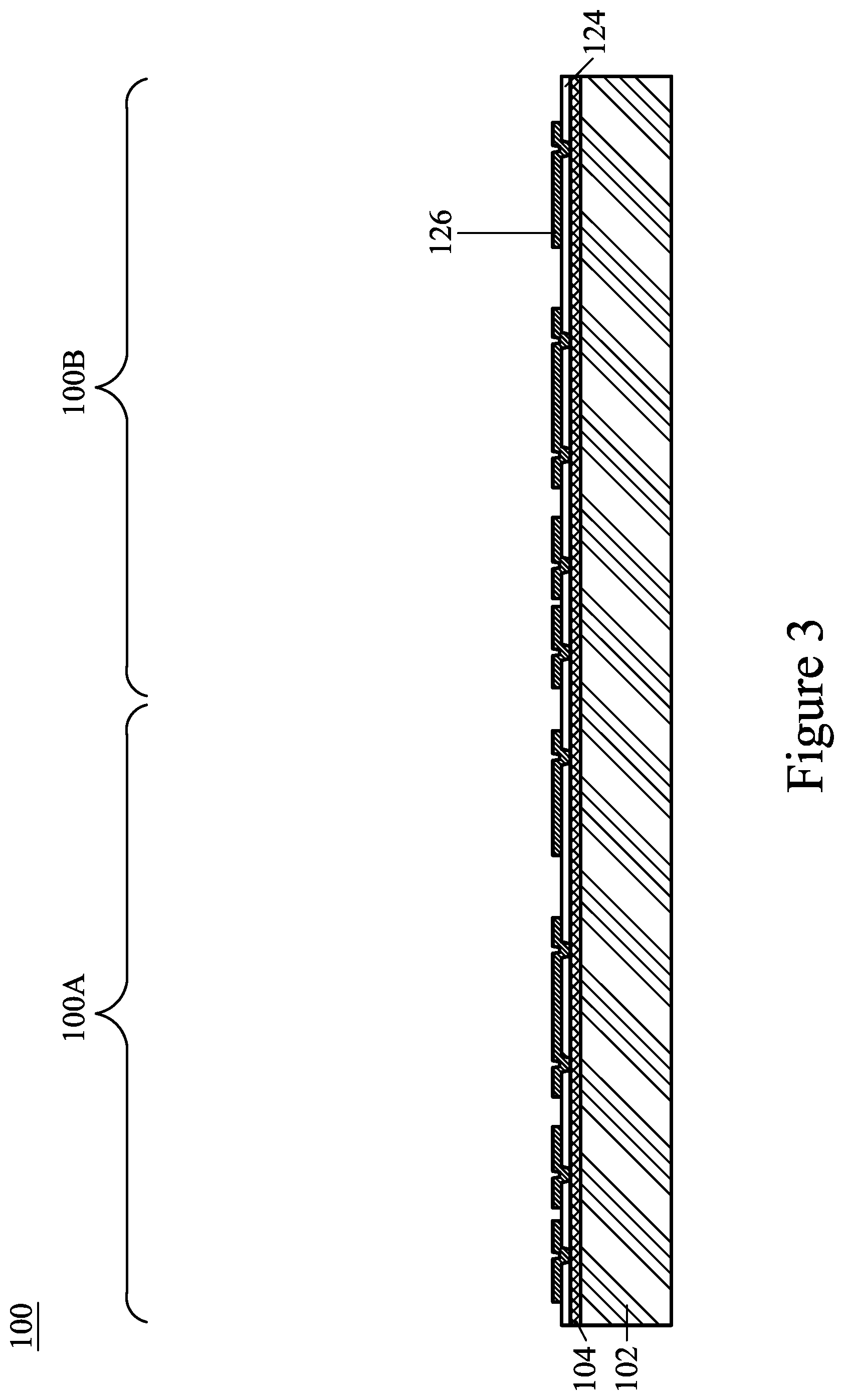 Patent US12100664 Figure 3 – Semiconductor device with curved conductive lines and method of forming the same