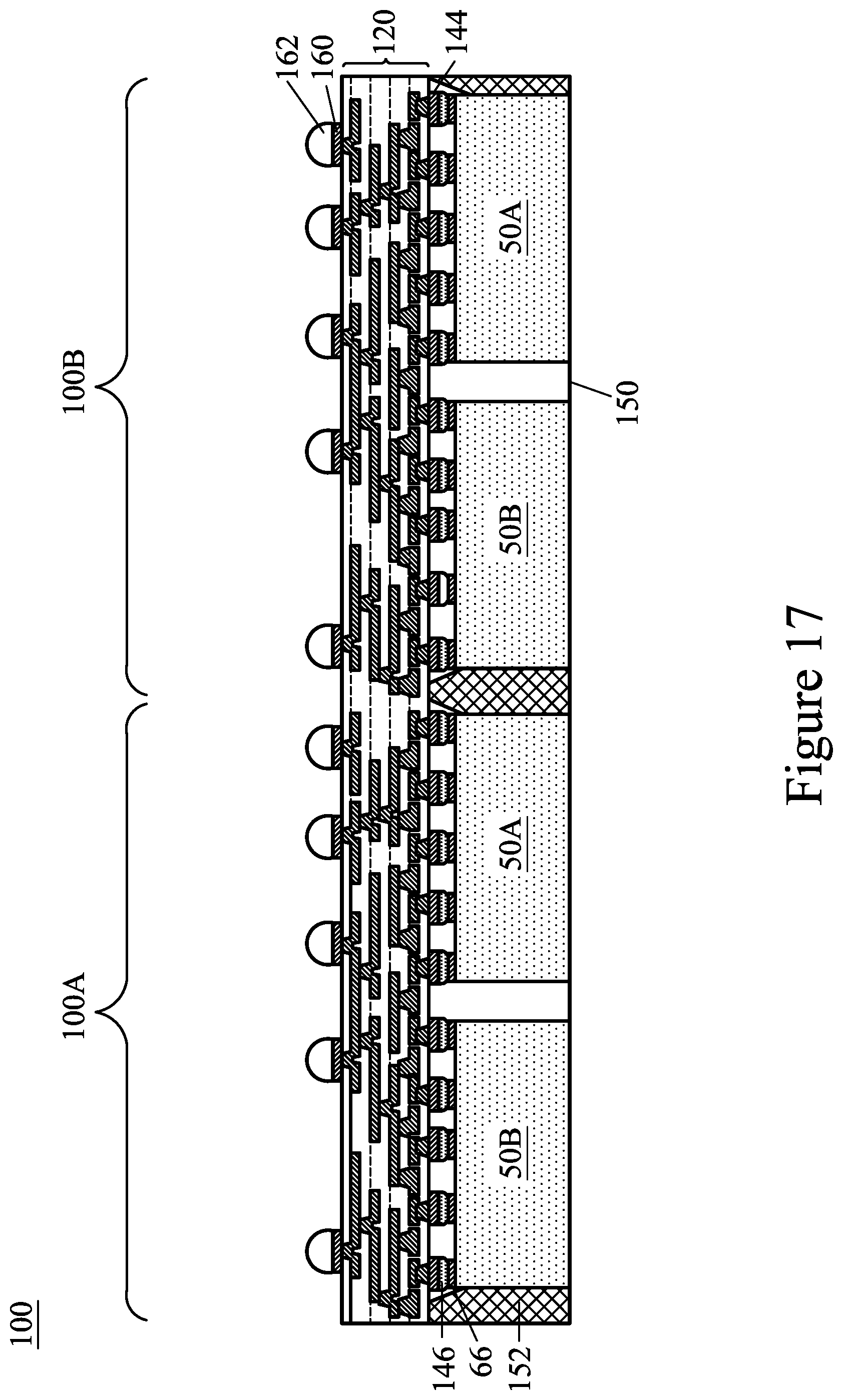 Patent US12100664 Figure 18 – Semiconductor device with curved conductive lines and method of forming the same