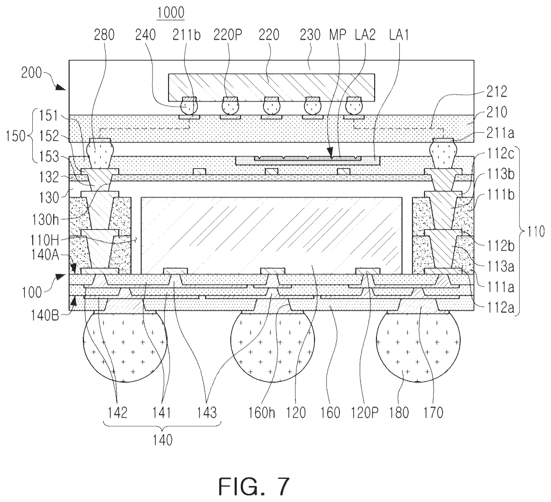 Patent US12100668 Figure 6 – Semiconductor package