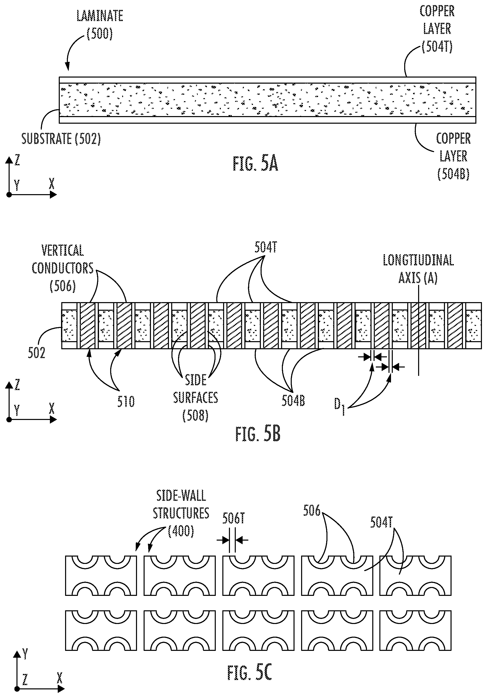 Patent US12100669 Figure 5 – Multi-component modules (MCMs) including configurable electromagnetic isolation (EMI) shield structures and related methods