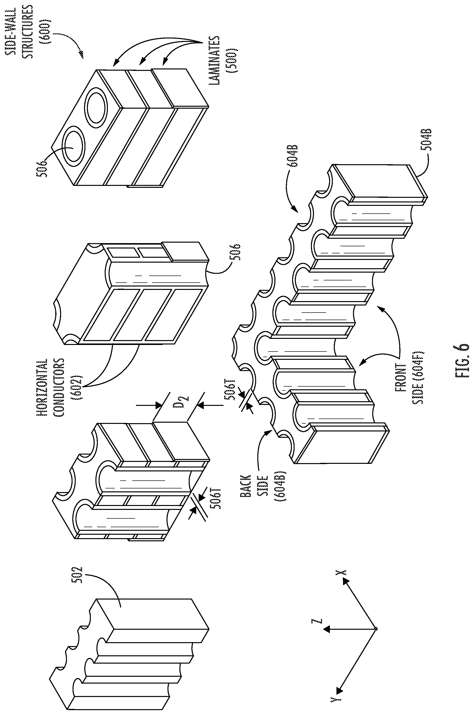 Patent US12100669 Figure 6 – Multi-component modules (MCMs) including configurable electromagnetic isolation (EMI) shield structures and related methods