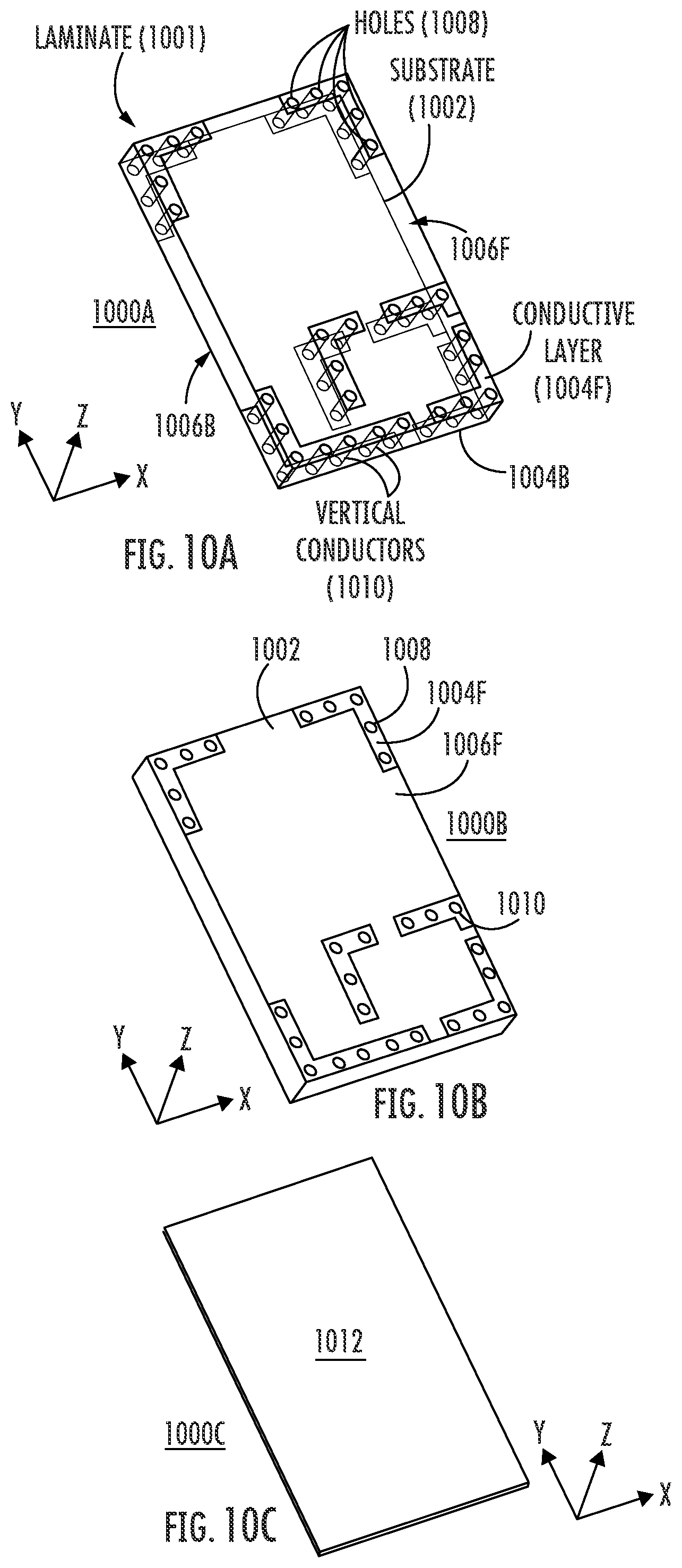 Patent US12100669 Figure 11 – Multi-component modules (MCMs) including configurable electromagnetic isolation (EMI) shield structures and related methods