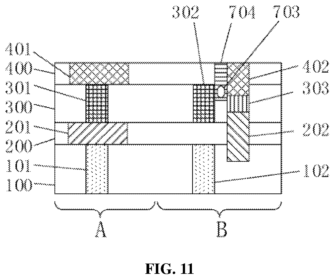 Patent US12100670 Figure 11 – Method for manufacturing semiconductor structure and semiconductor structure