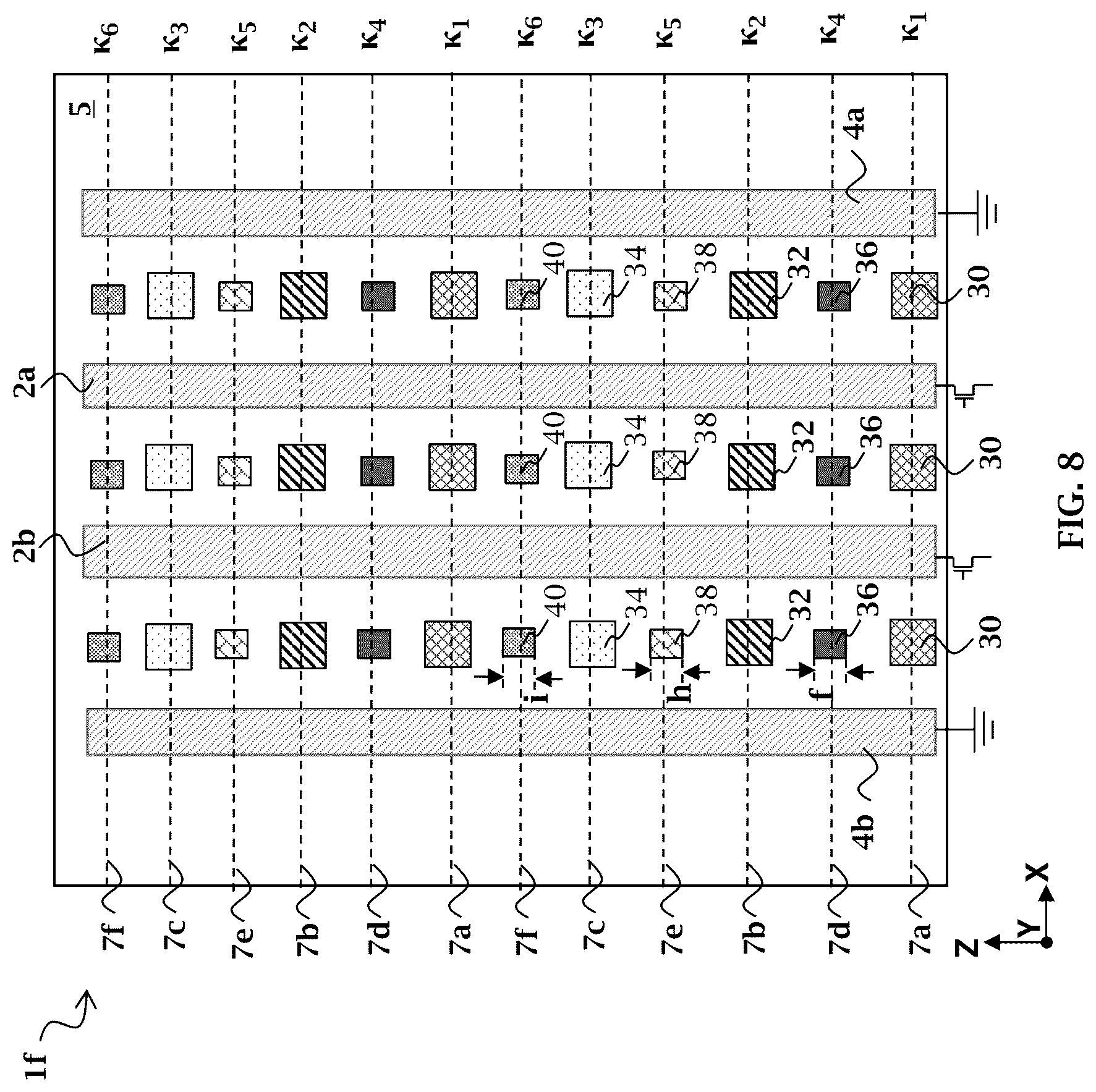 Patent US12100675 Figure 8 – Transmission line structures for three-dimensional integrated circuit and the methods thereof
