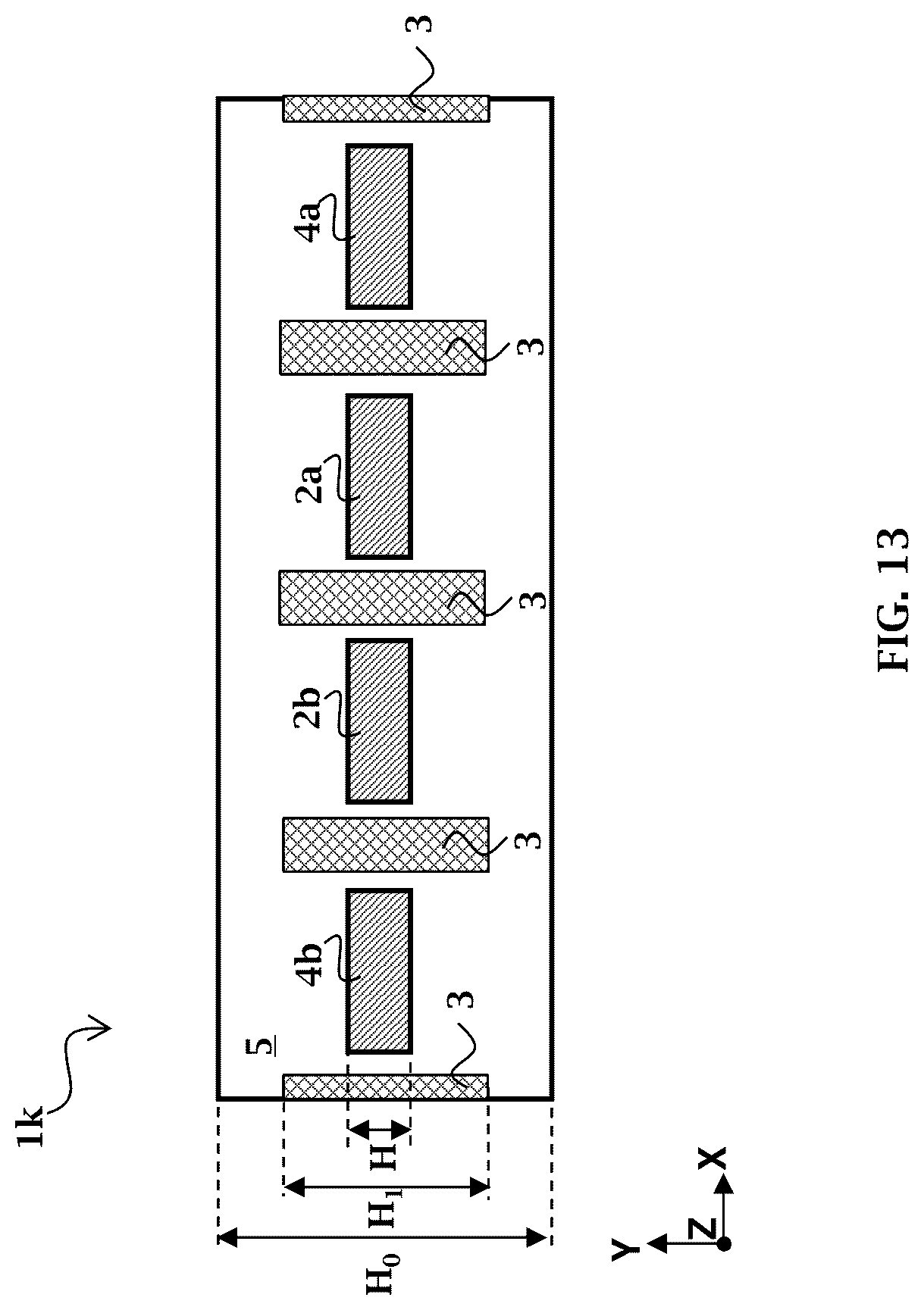 Patent US12100675 Figure 13 – Transmission line structures for three-dimensional integrated circuit and the methods thereof