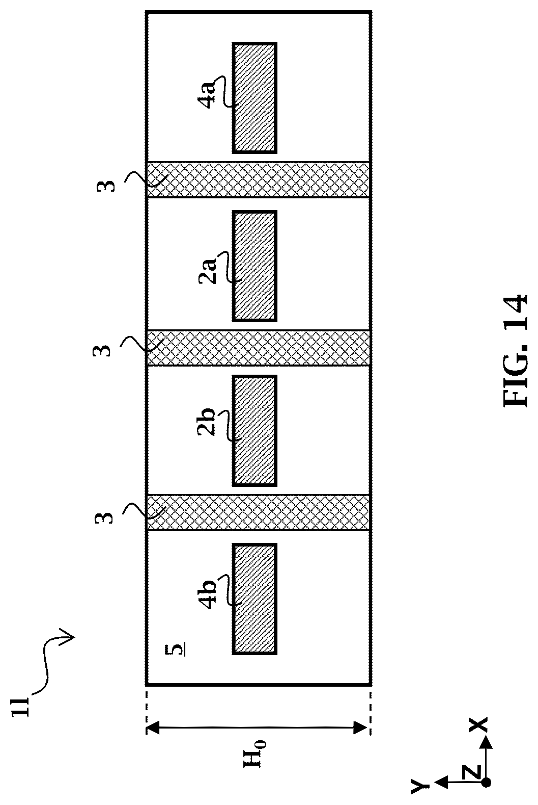 Patent US12100675 Figure 14 – Transmission line structures for three-dimensional integrated circuit and the methods thereof