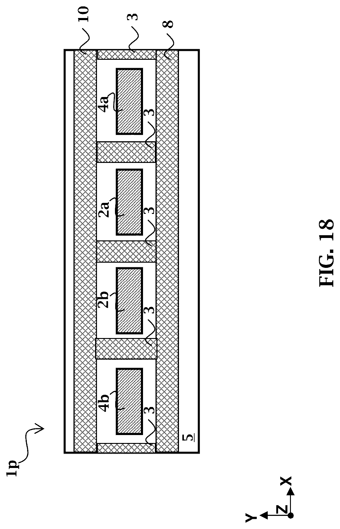 Patent US12100675 Figure 18 – Transmission line structures for three-dimensional integrated circuit and the methods thereof
