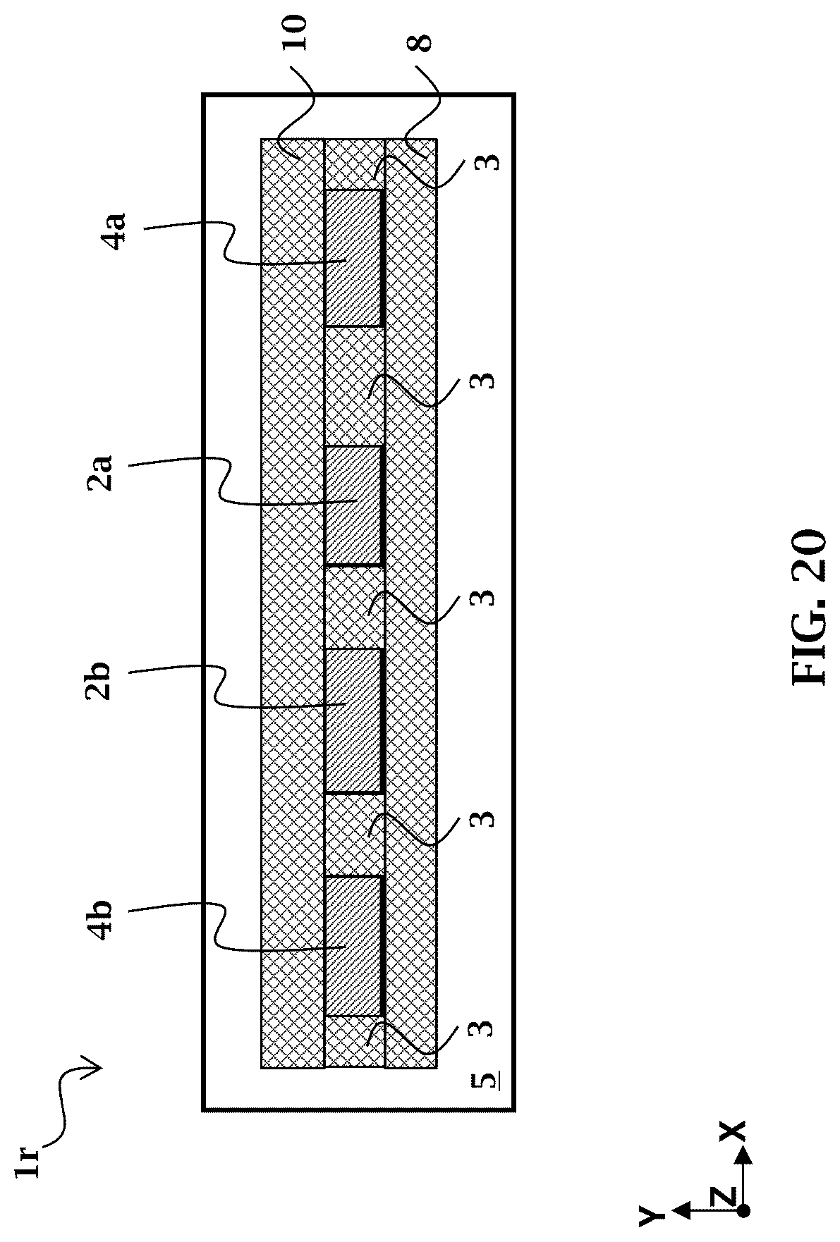 Patent US12100675 Figure 20 – Transmission line structures for three-dimensional integrated circuit and the methods thereof