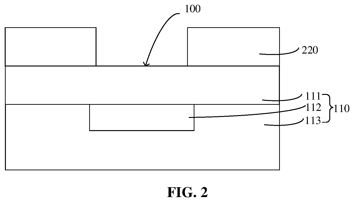 Patent US12100680 Figure 2 – Semiconductor structure and method for preparing same
