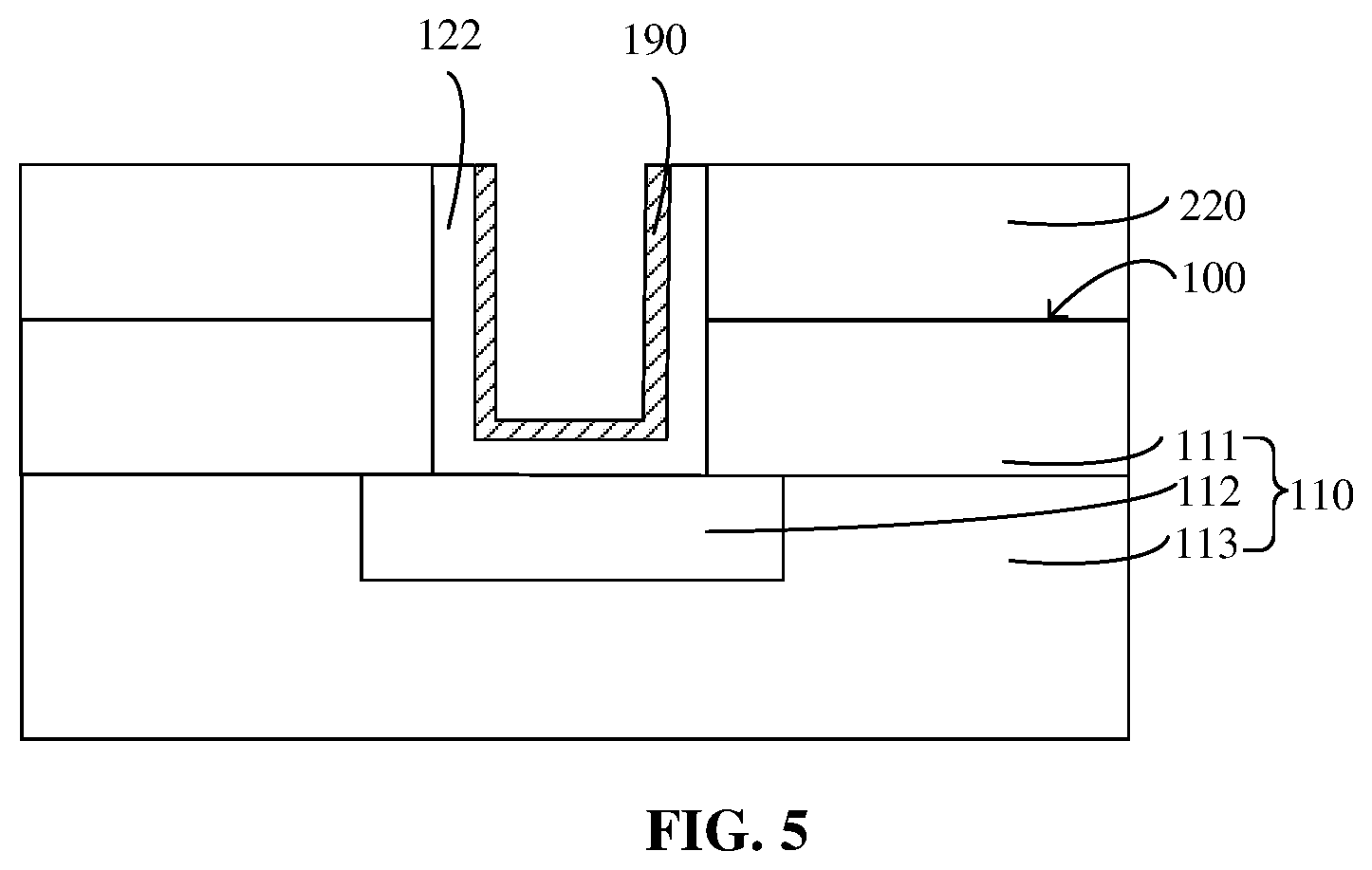 Patent US12100680 Figure 5 – Semiconductor structure and method for preparing same