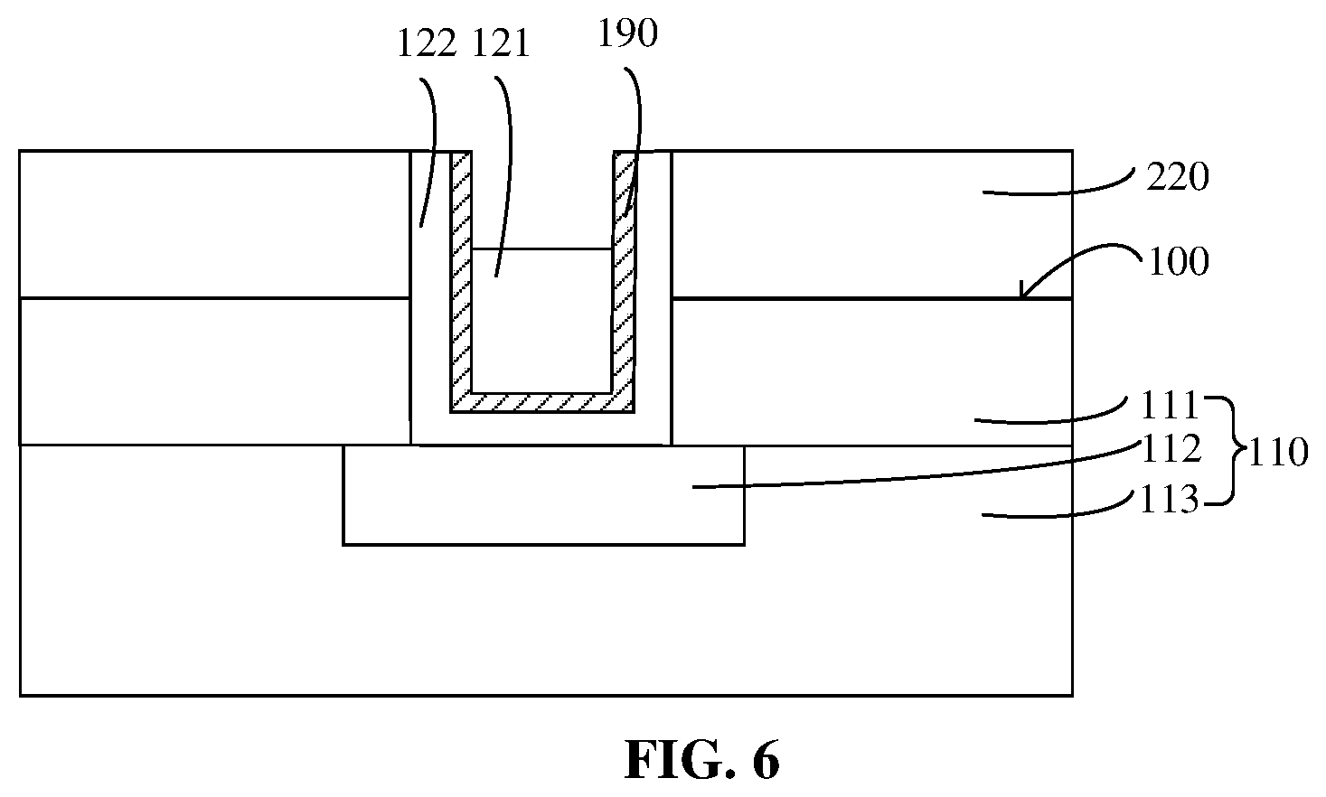 Patent US12100680 Figure 6 – Semiconductor structure and method for preparing same
