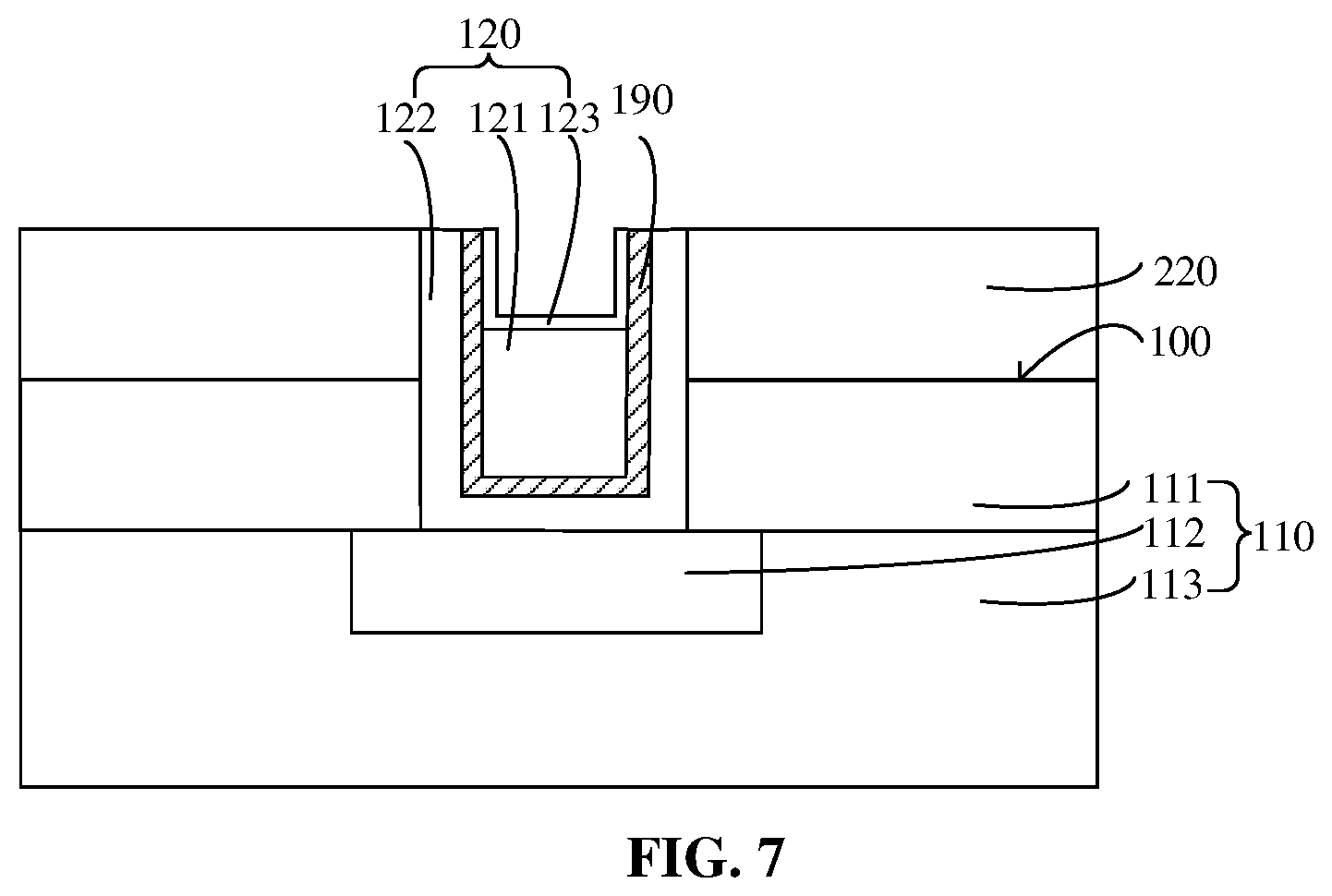 Patent US12100680 Figure 7 – Semiconductor structure and method for preparing same