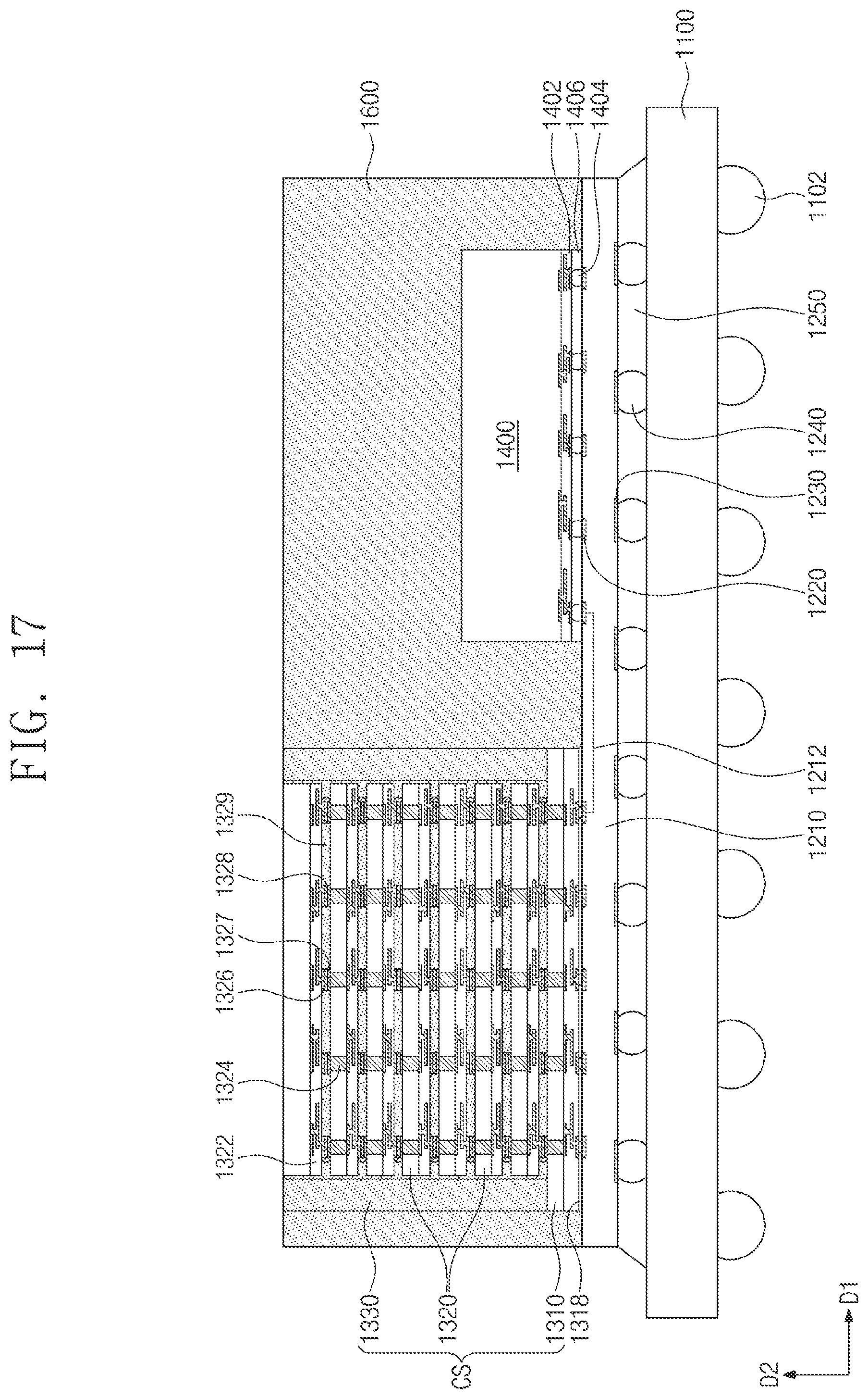 Patent US12100681 Figure 10 – Semiconductor package and method of fabricating the same