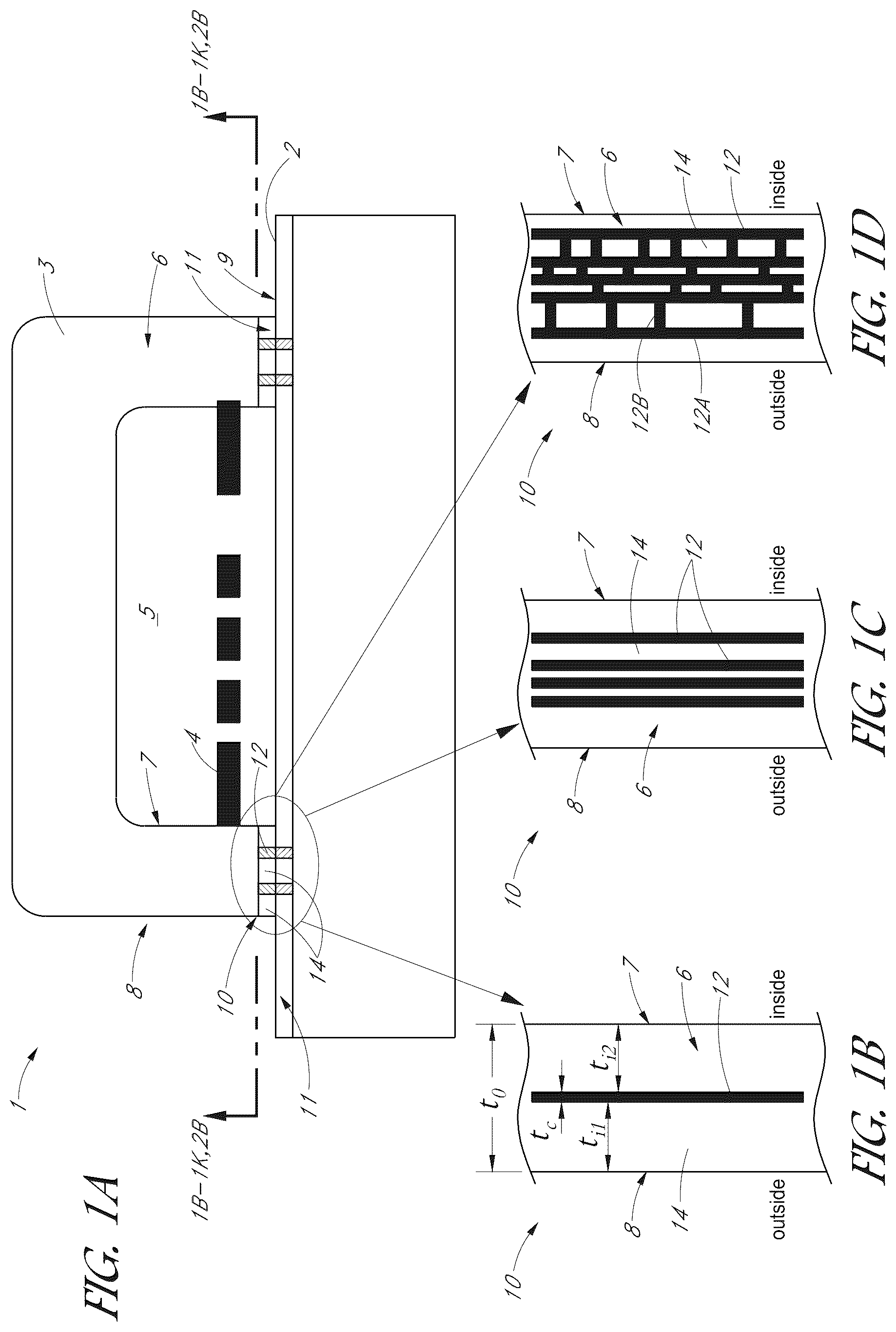 Patent US12100684 — Bonded structures — Figure 1