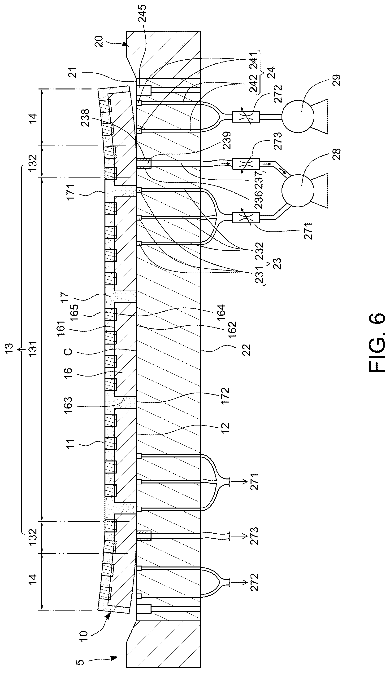 Patent US12100686 Figure 6 – Method for manufacturing semiconductor package structure and semiconductor manufacturing apparatus
