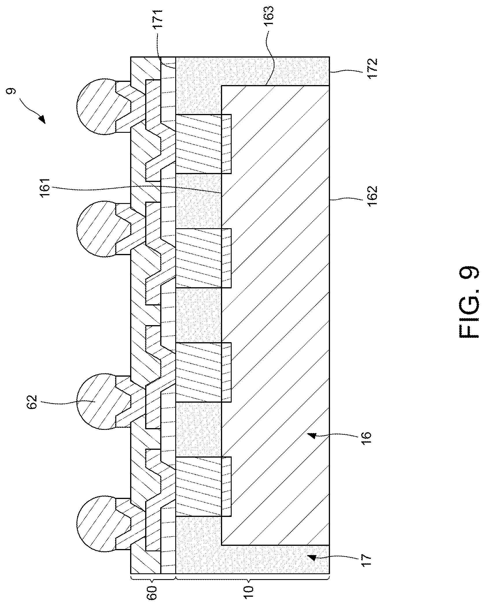 Patent US12100686 Figure 9 – Method for manufacturing semiconductor package structure and semiconductor manufacturing apparatus
