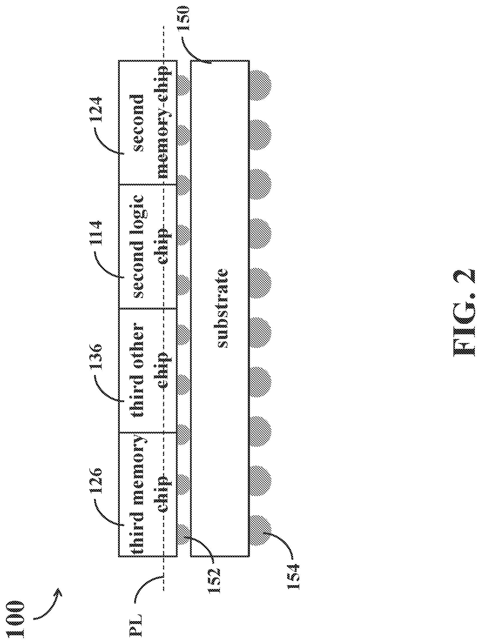 Patent US12100687 Figure 2 – Integrated circuit product and chip floorplan arrangement thereof