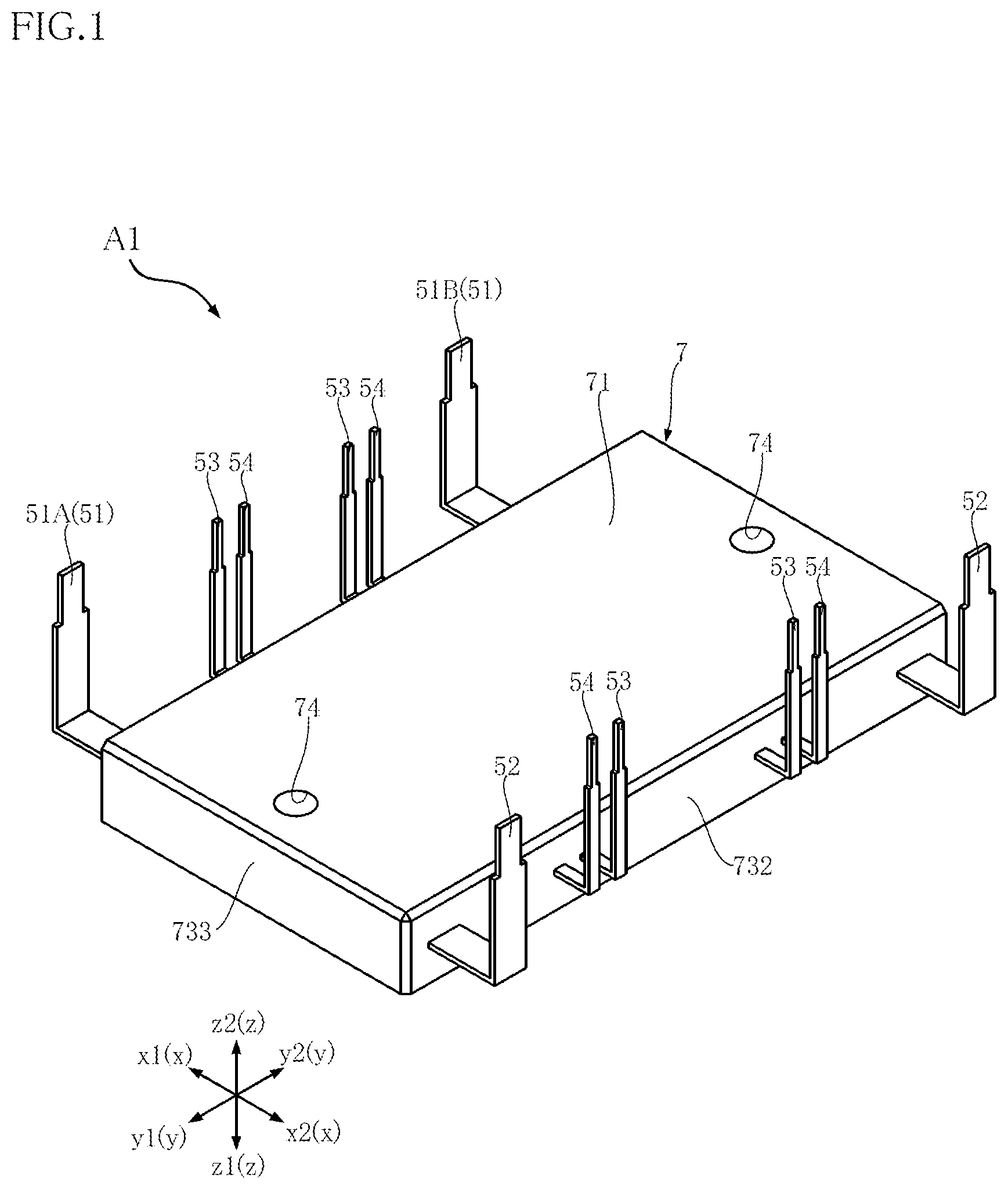 Patent US12100688 Figure 1 – Semiconductor device