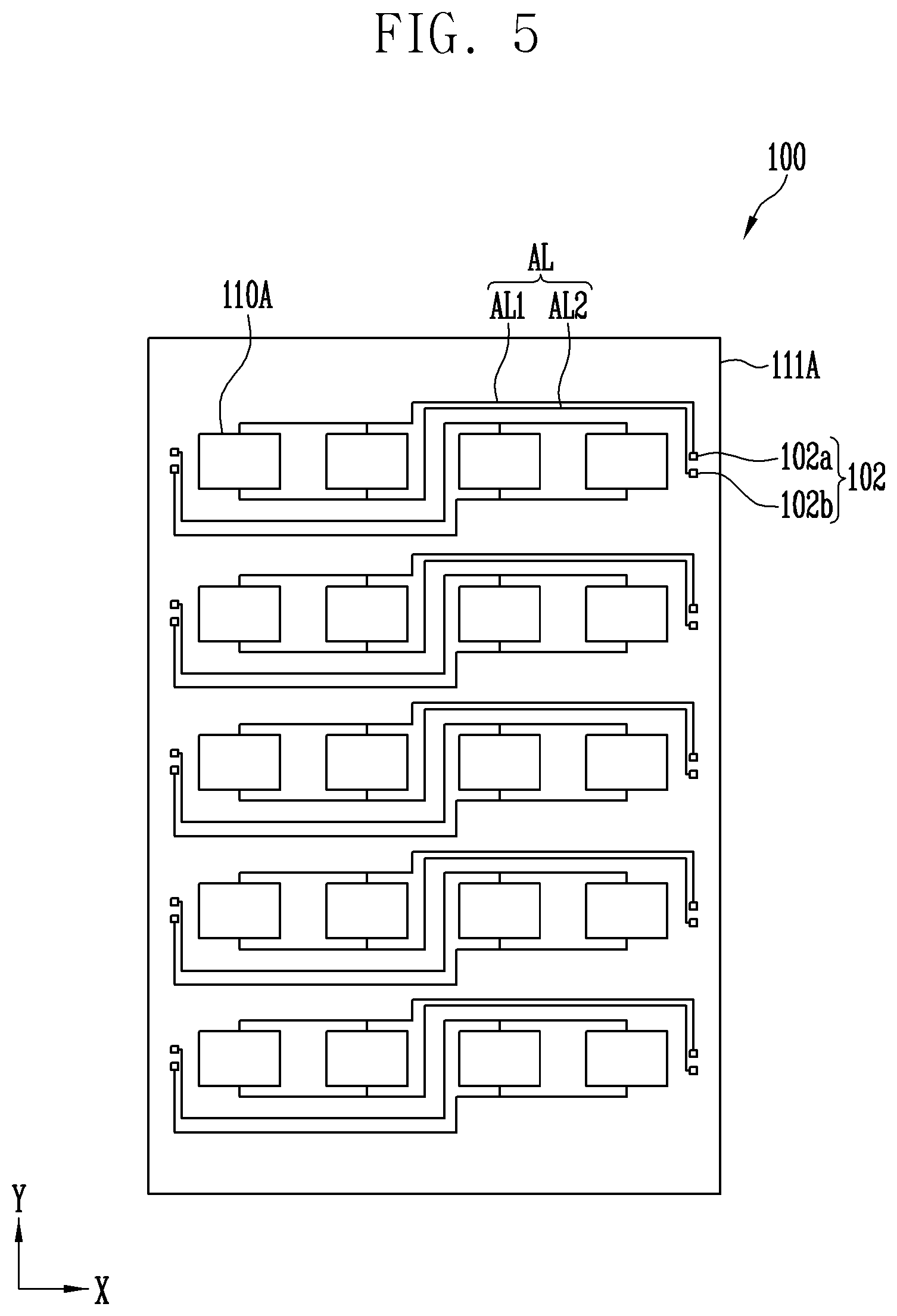 Patent US12100689 Figure 5 – Apparatus and method for manufacturing light-emitting display device