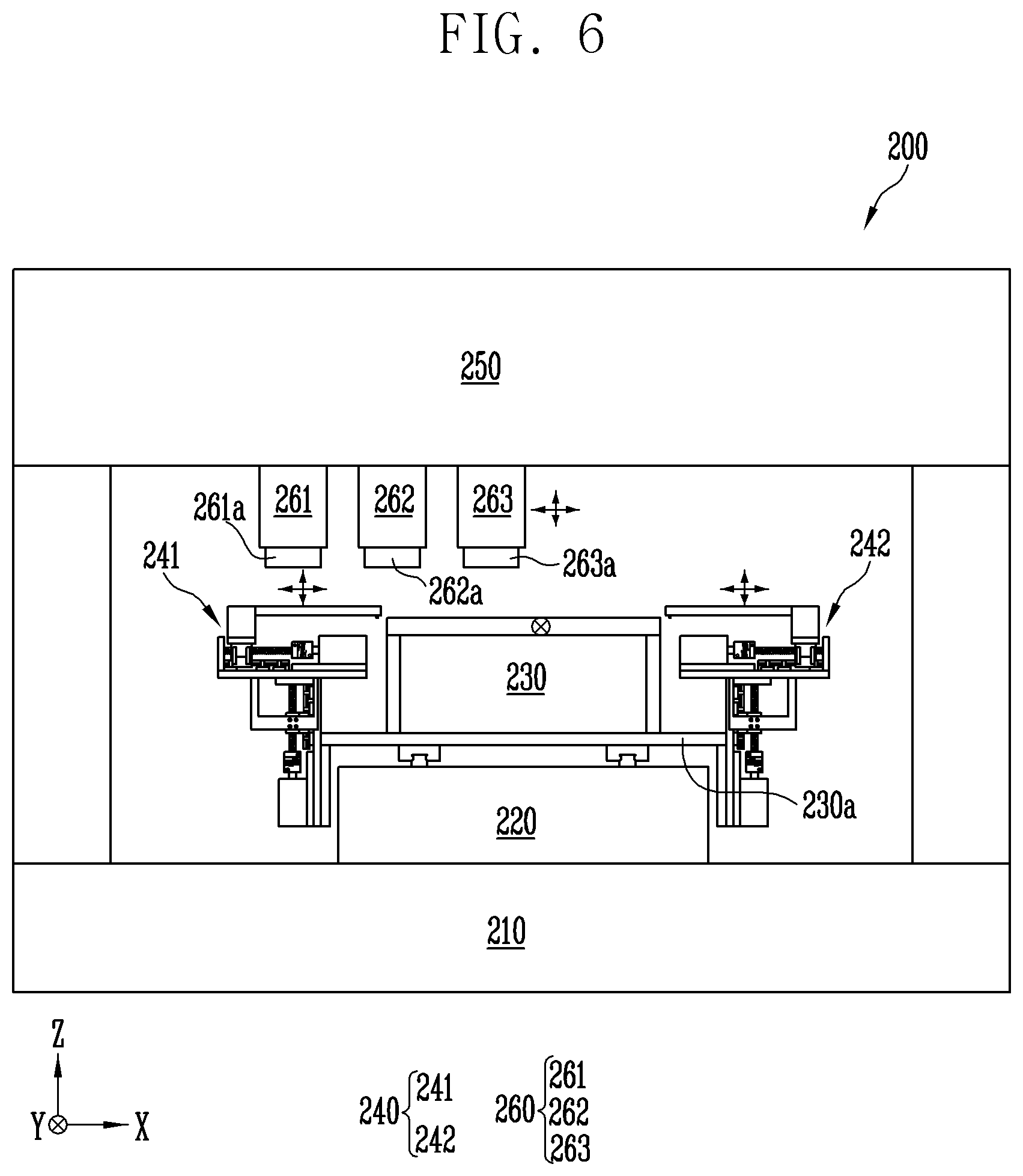 Patent US12100689 Figure 6 – Apparatus and method for manufacturing light-emitting display device