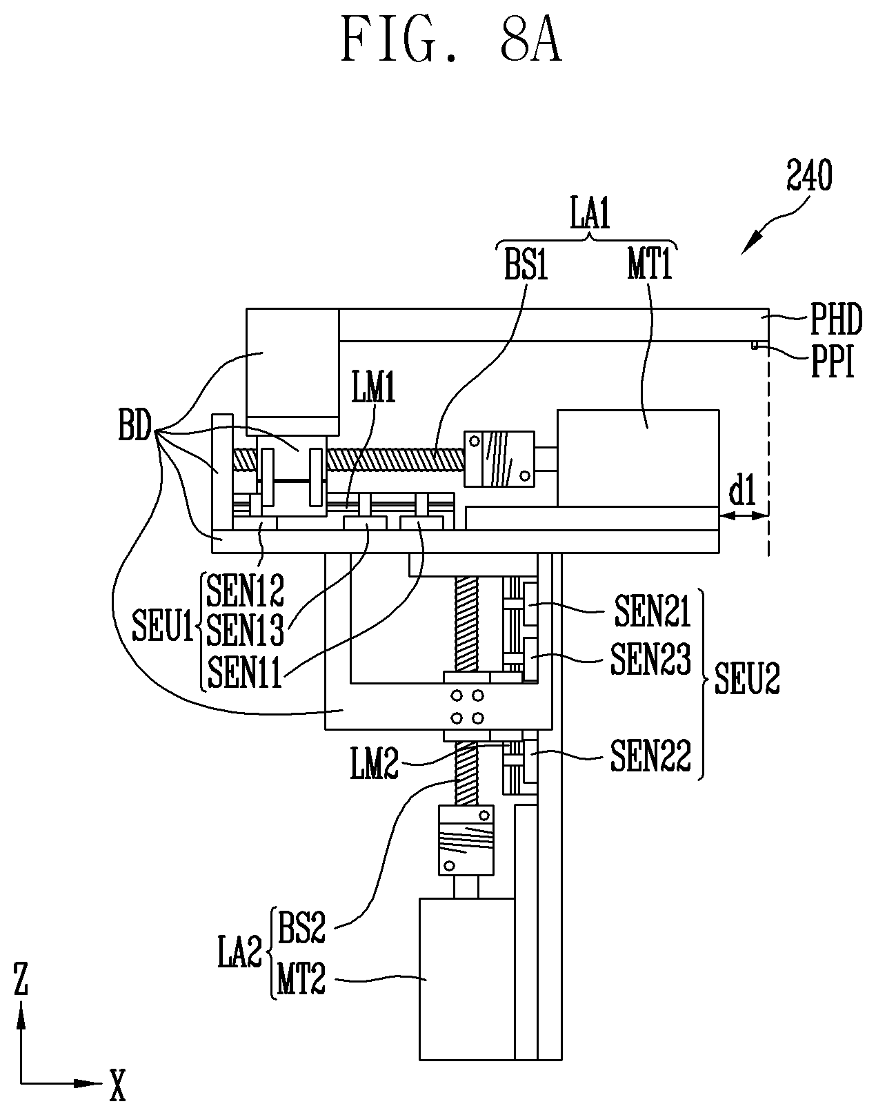Patent US12100689 Figure 8 – Apparatus and method for manufacturing light-emitting display device
