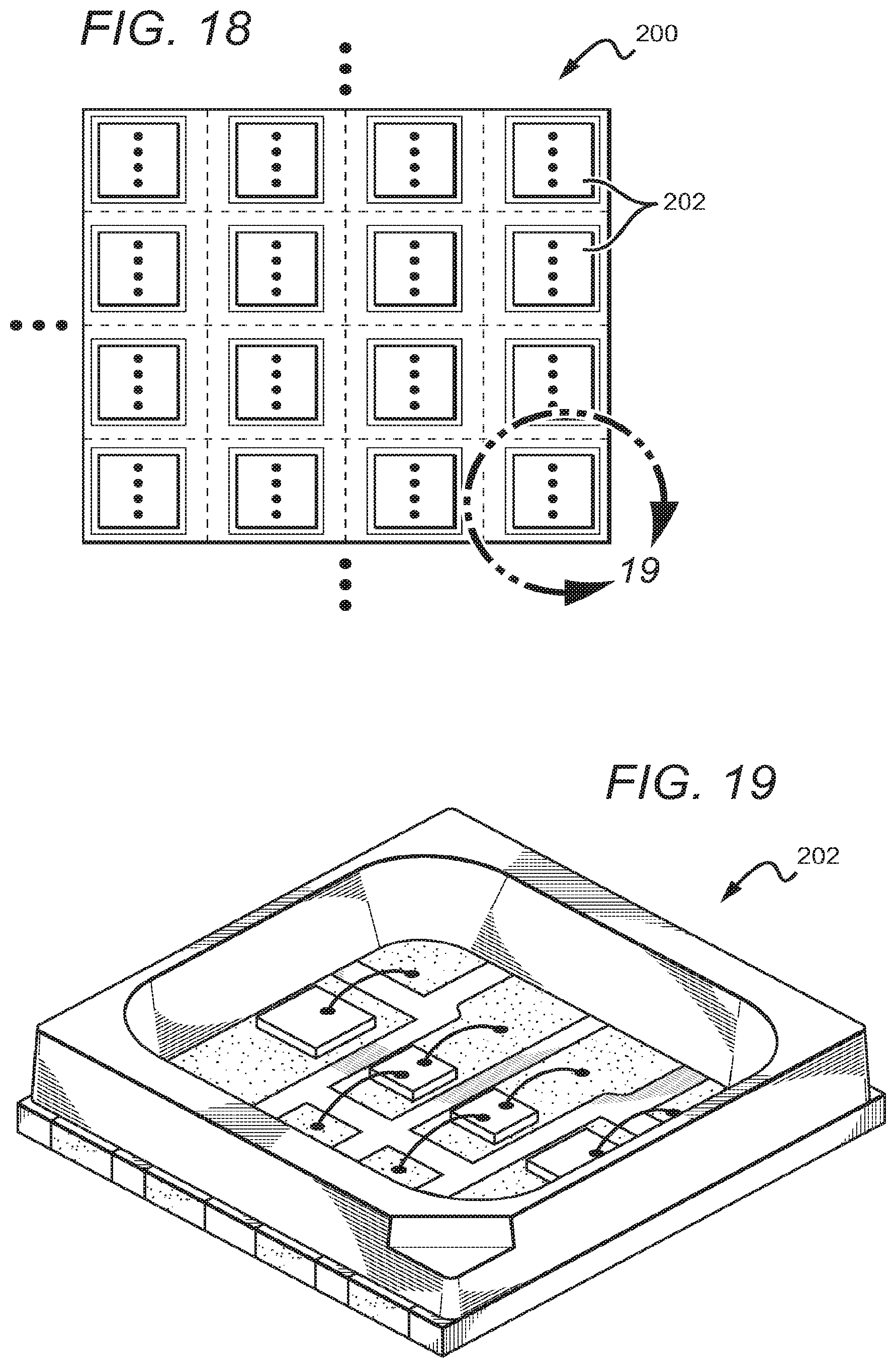 Patent US12100693 Figure 8 – RGB LED package with BSY emitter