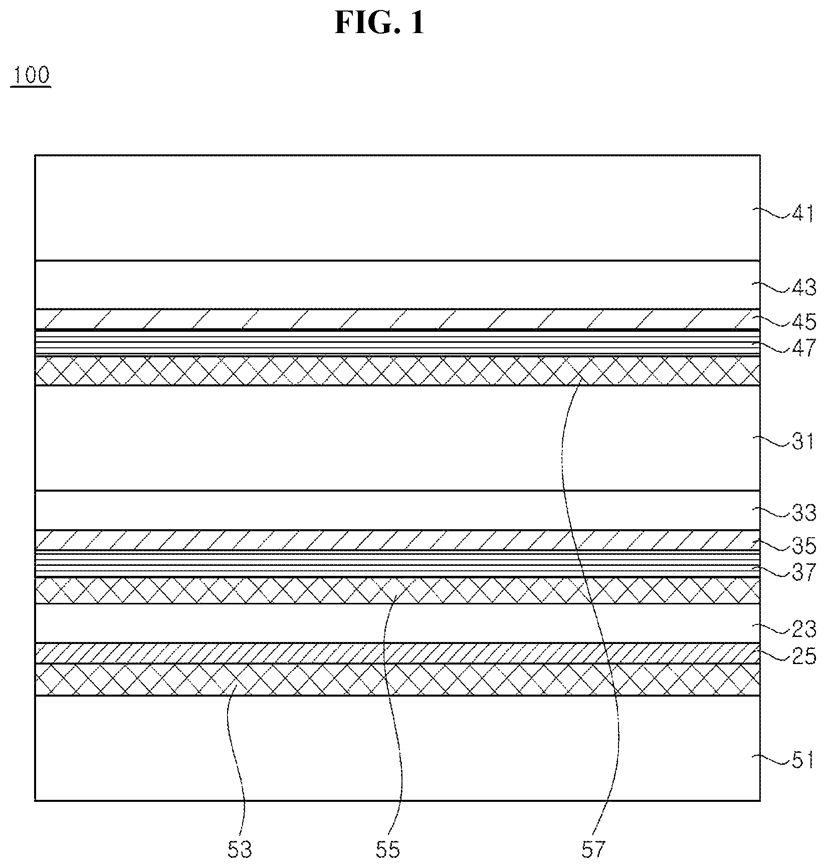 Patent US12100696 Figure 1 – Light emitting diode for display and display apparatus having the same