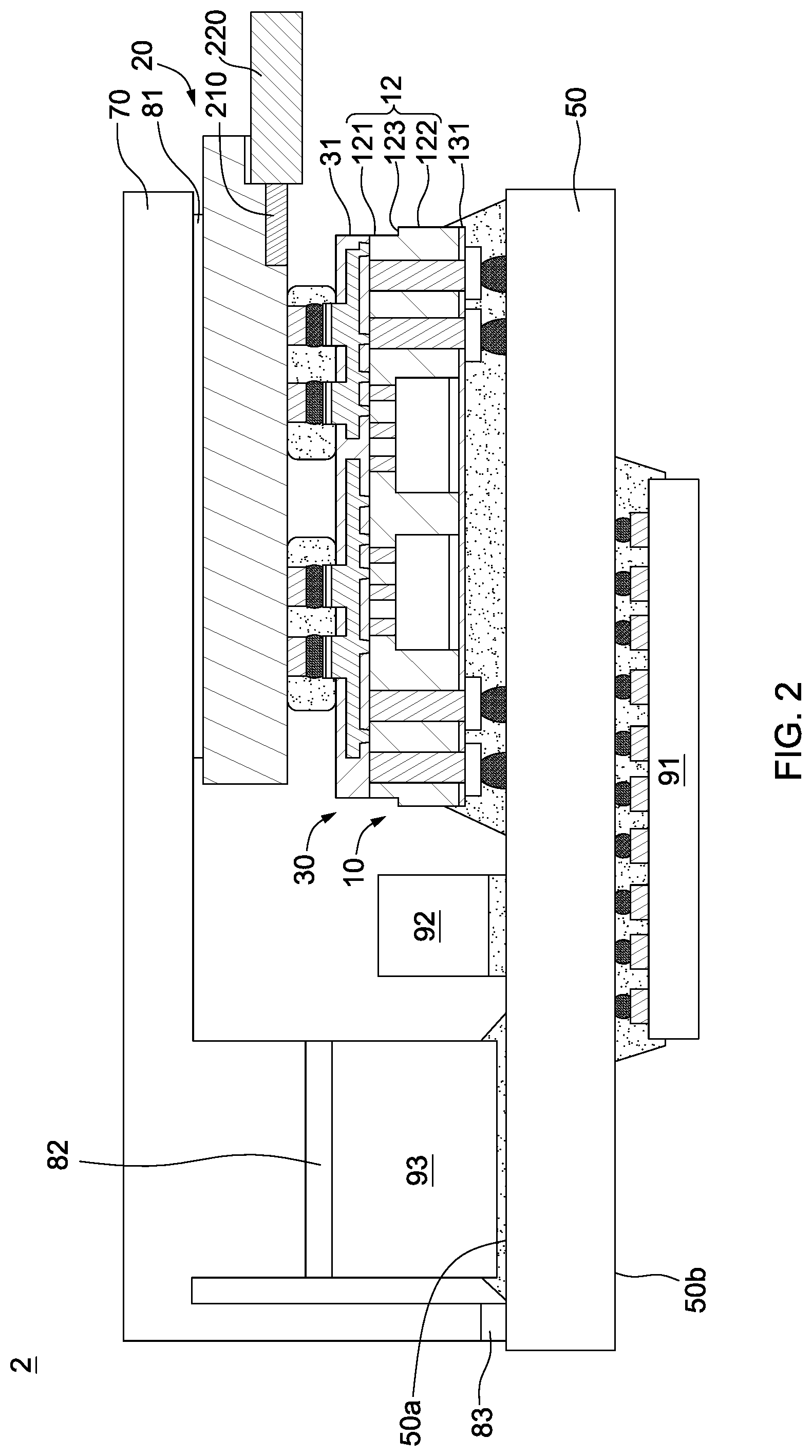 Patent US12100697 Figure 3 – Semiconductor package structure