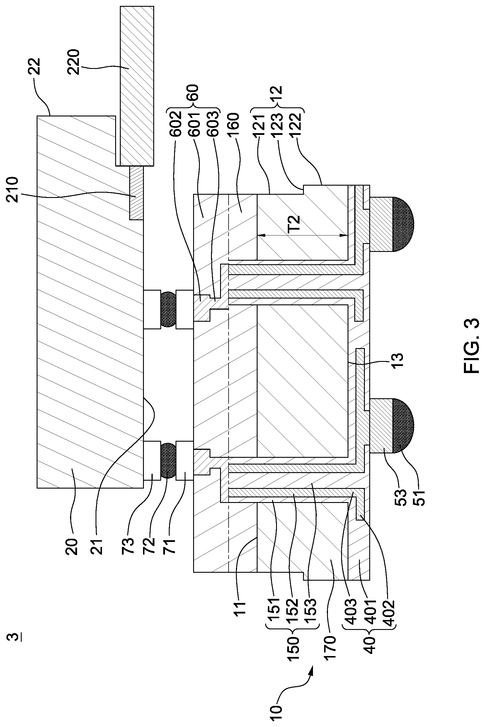 Patent US12100697 Figure 4 – Semiconductor package structure