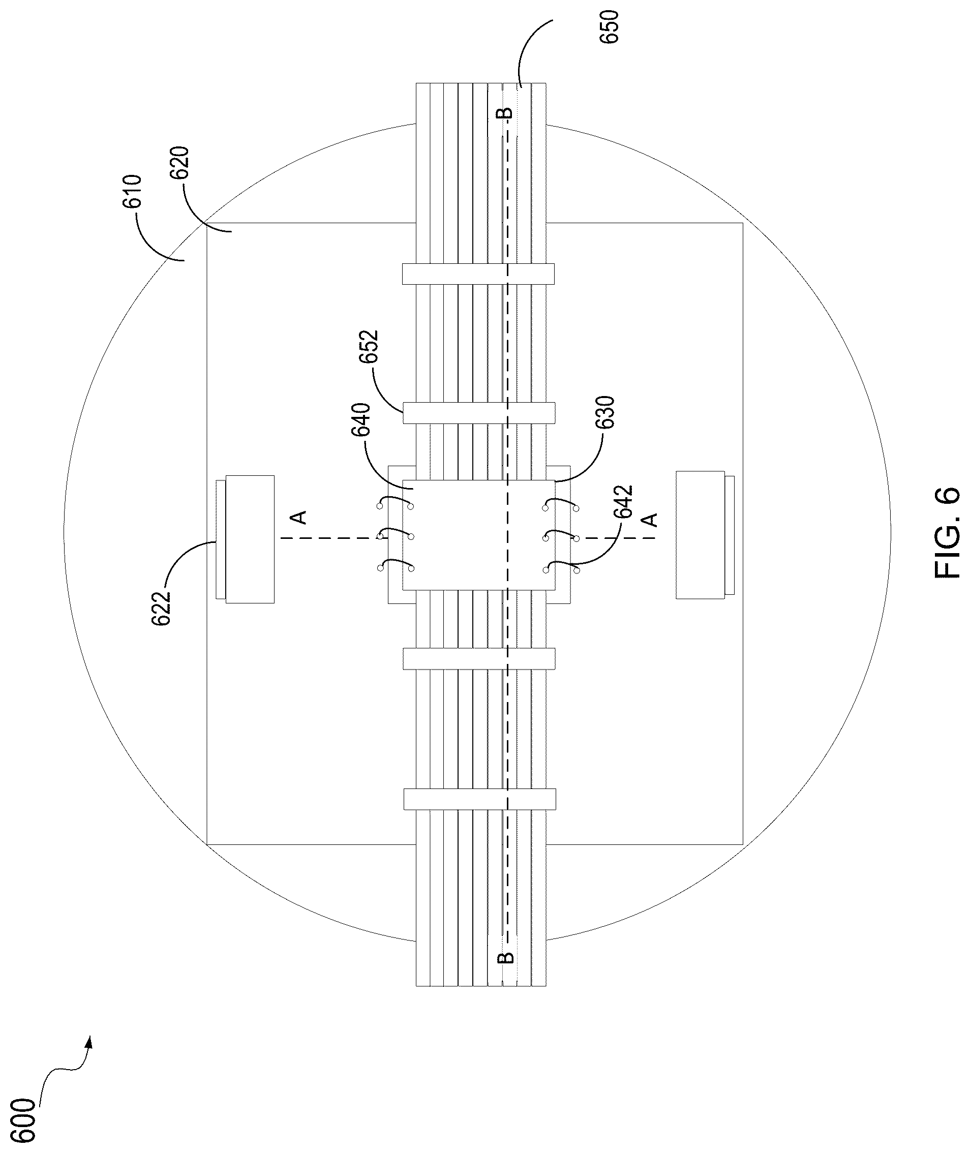 Patent US12100701 Figure 6 – Hybrid system including photonic and electronic integrated circuits and cooling plate
