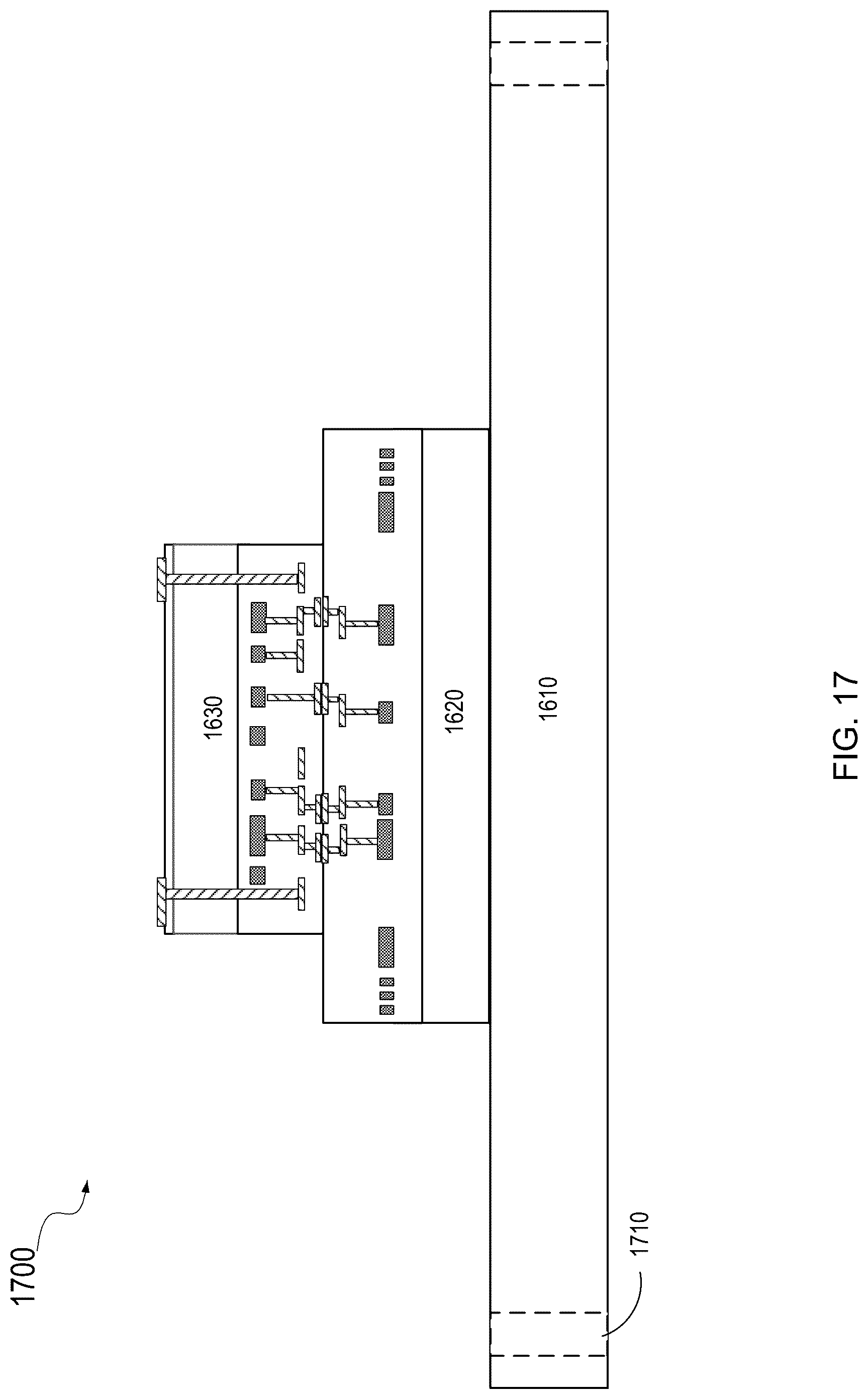 Patent US12100701 Figure 17 – Hybrid system including photonic and electronic integrated circuits and cooling plate