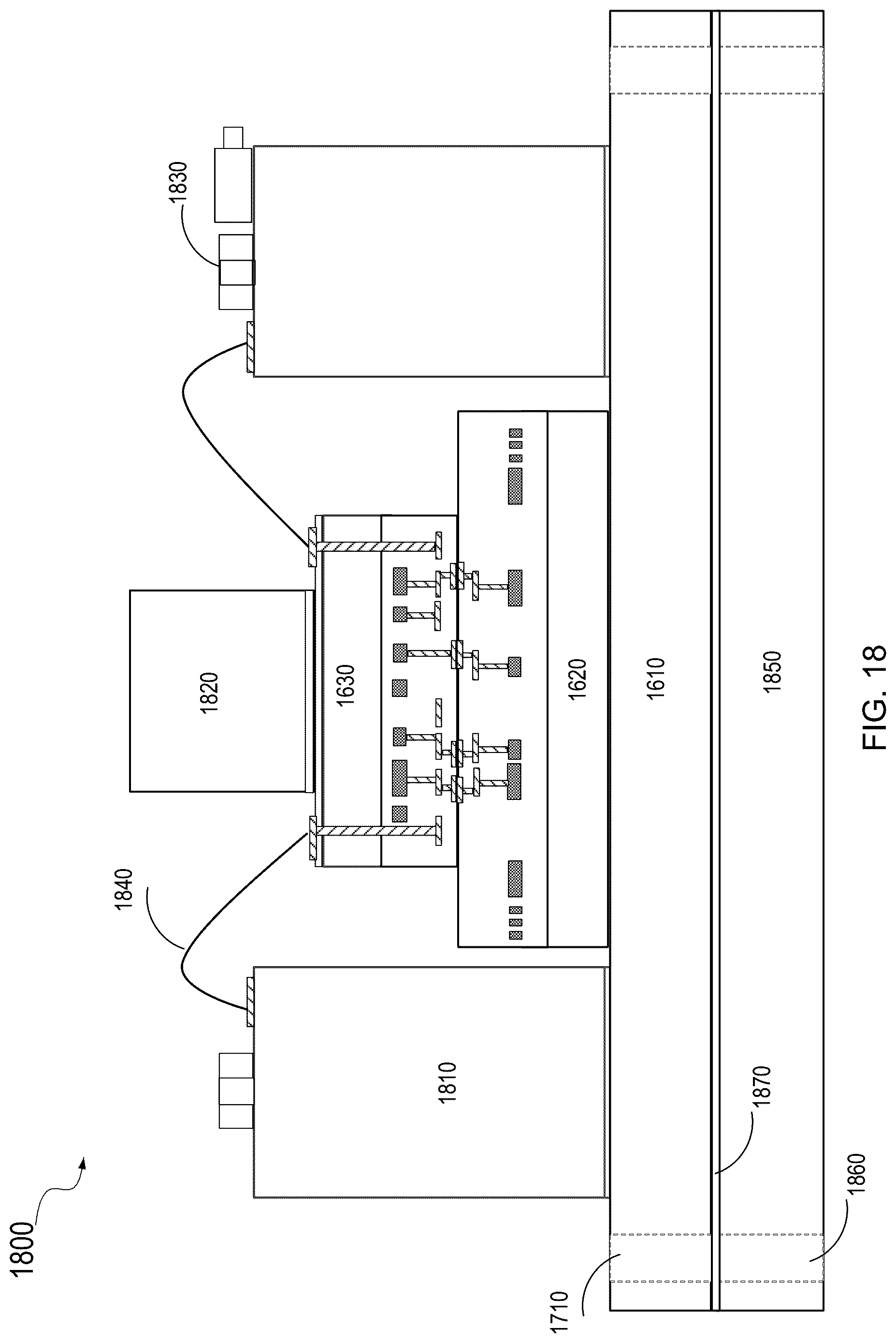 Patent US12100701 Figure 18 – Hybrid system including photonic and electronic integrated circuits and cooling plate