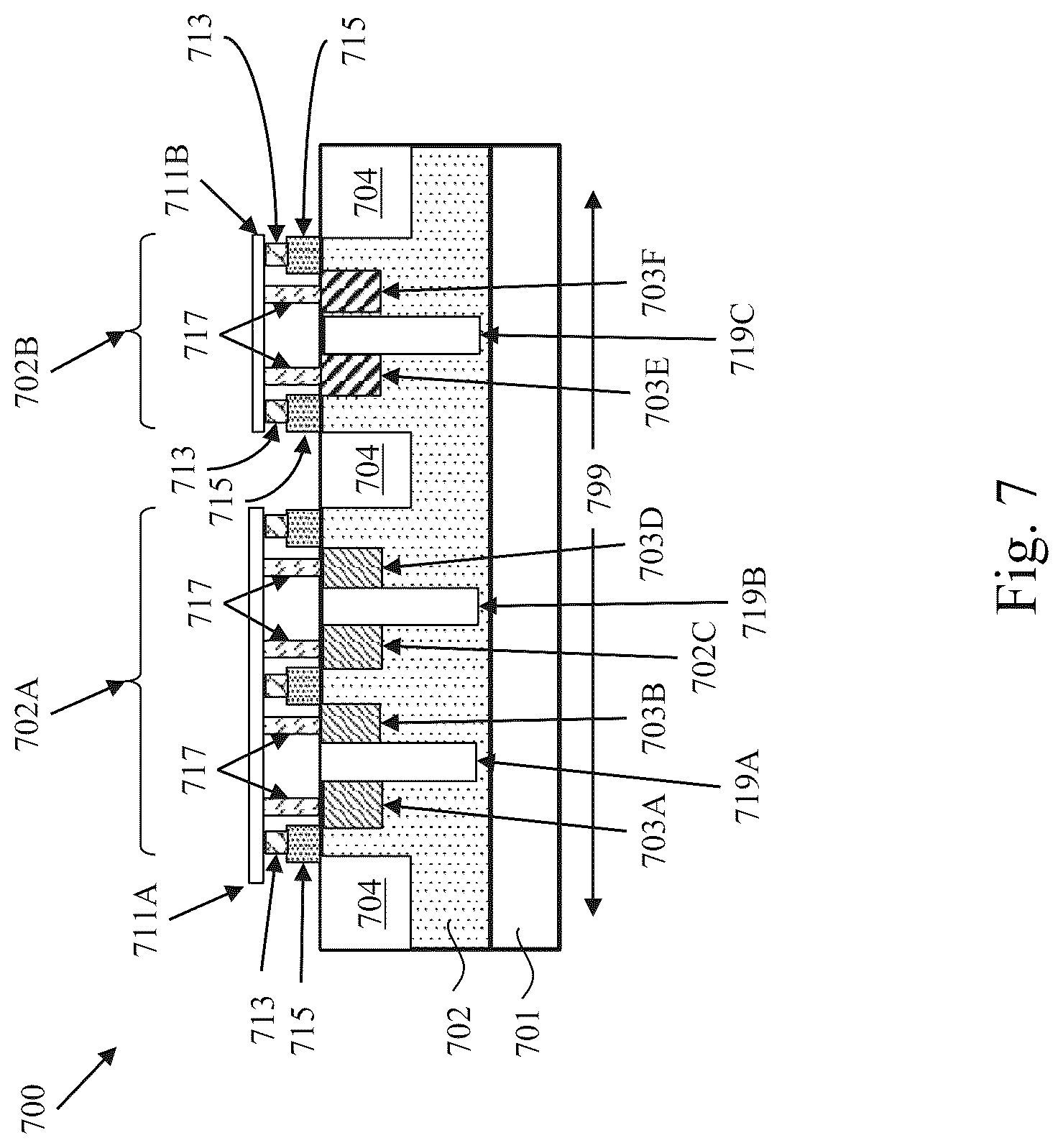 Patent US12100702 Figure 7 – Method of making semiconductor device electrostatic discharge diode