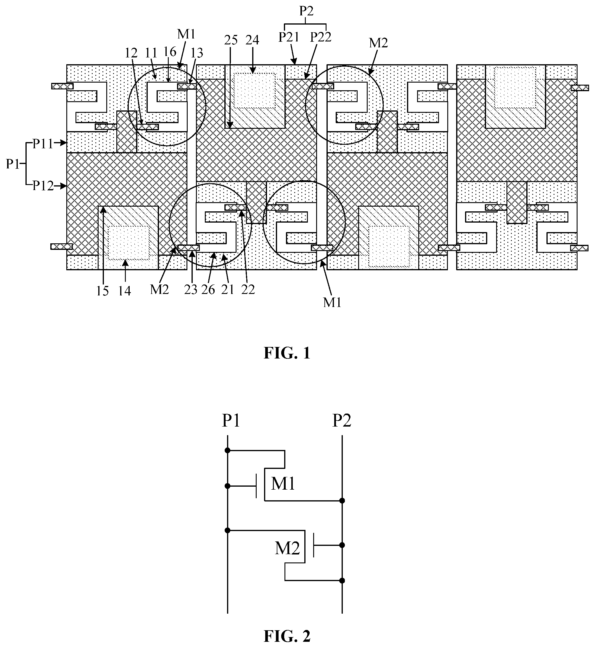 Patent US12100703 Figure 1 – Electrostatic protection circuit and manufacturing method thereof, array substrate and display device