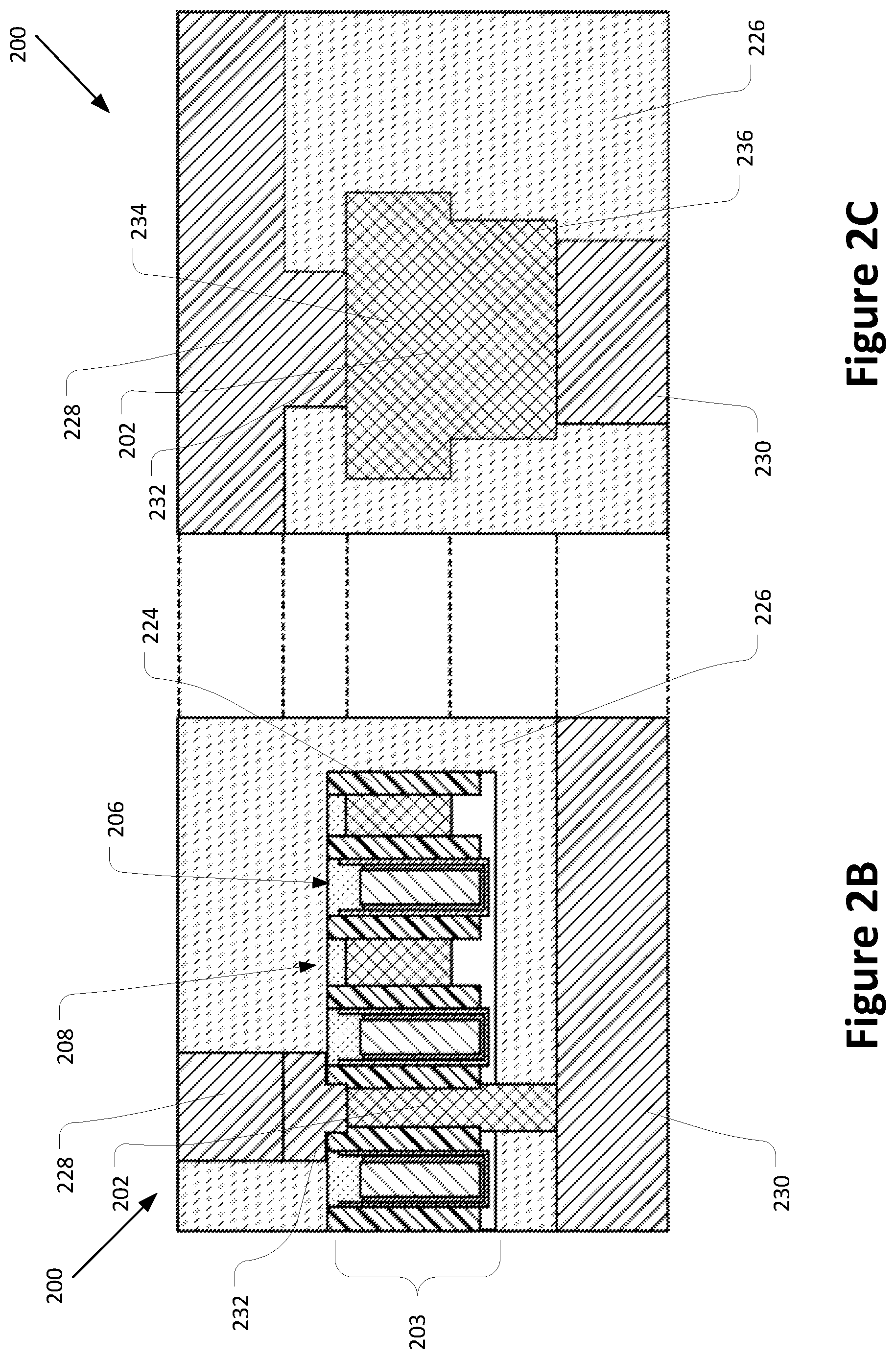 Patent US12100705 Figure 4 – Deep trench via for three-dimensional integrated circuit