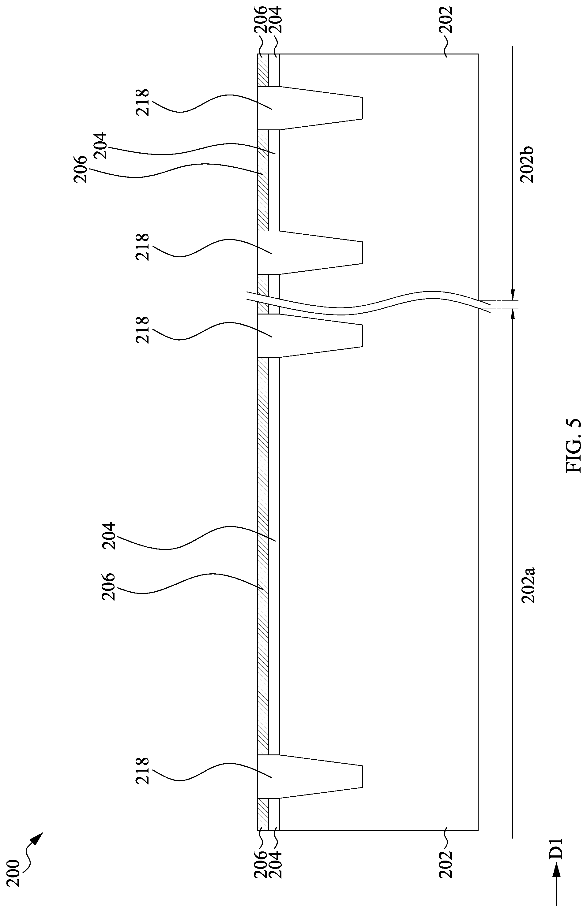 Patent US12100706 Figure 5 – Semiconductor structure and method of forming thereof