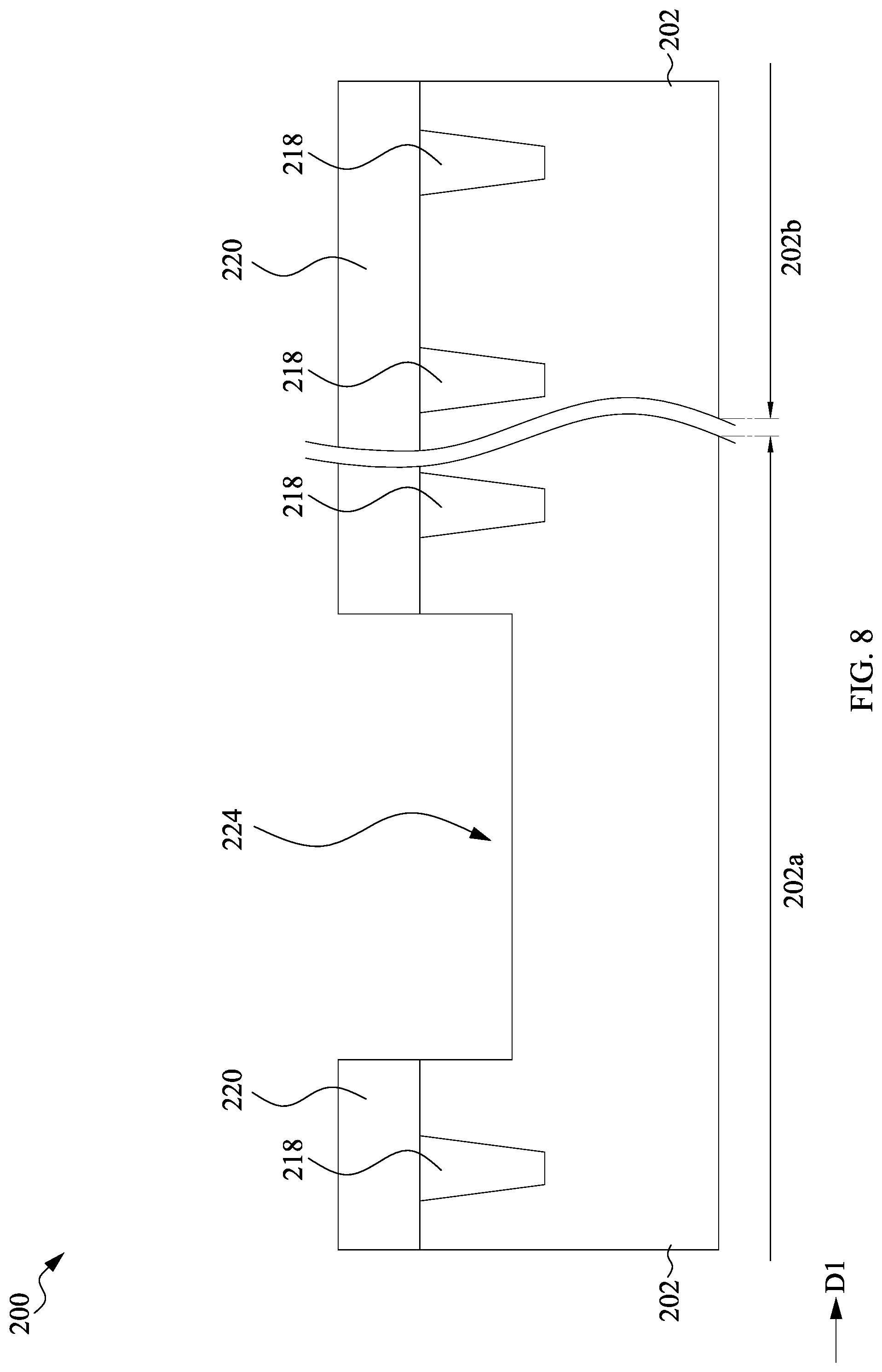 Patent US12100706 Figure 8 – Semiconductor structure and method of forming thereof