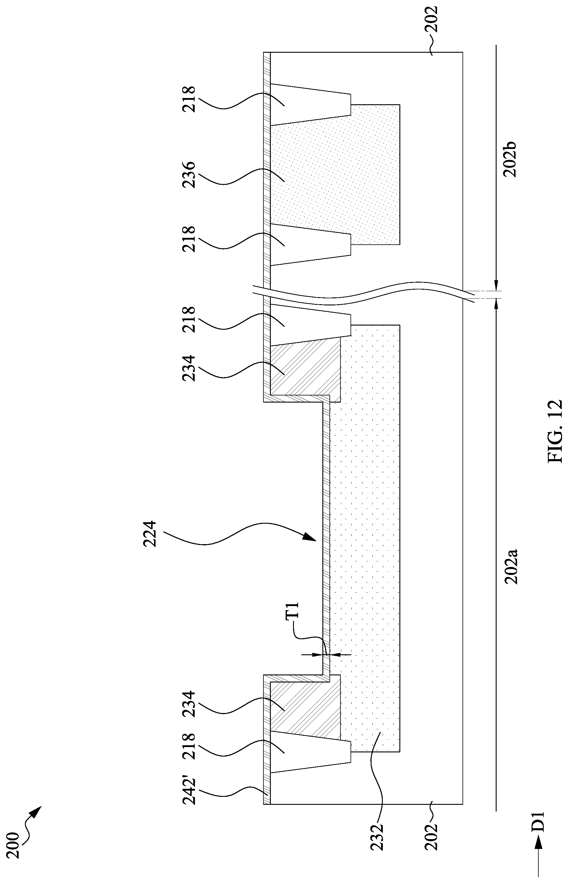 Patent US12100706 Figure 12 – Semiconductor structure and method of forming thereof