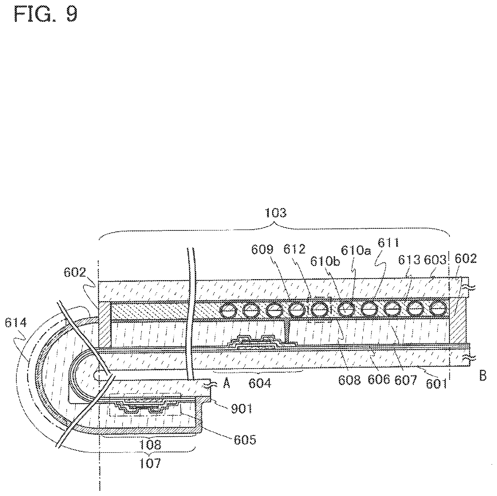 Patent US12100708 Figure 9 – Display device