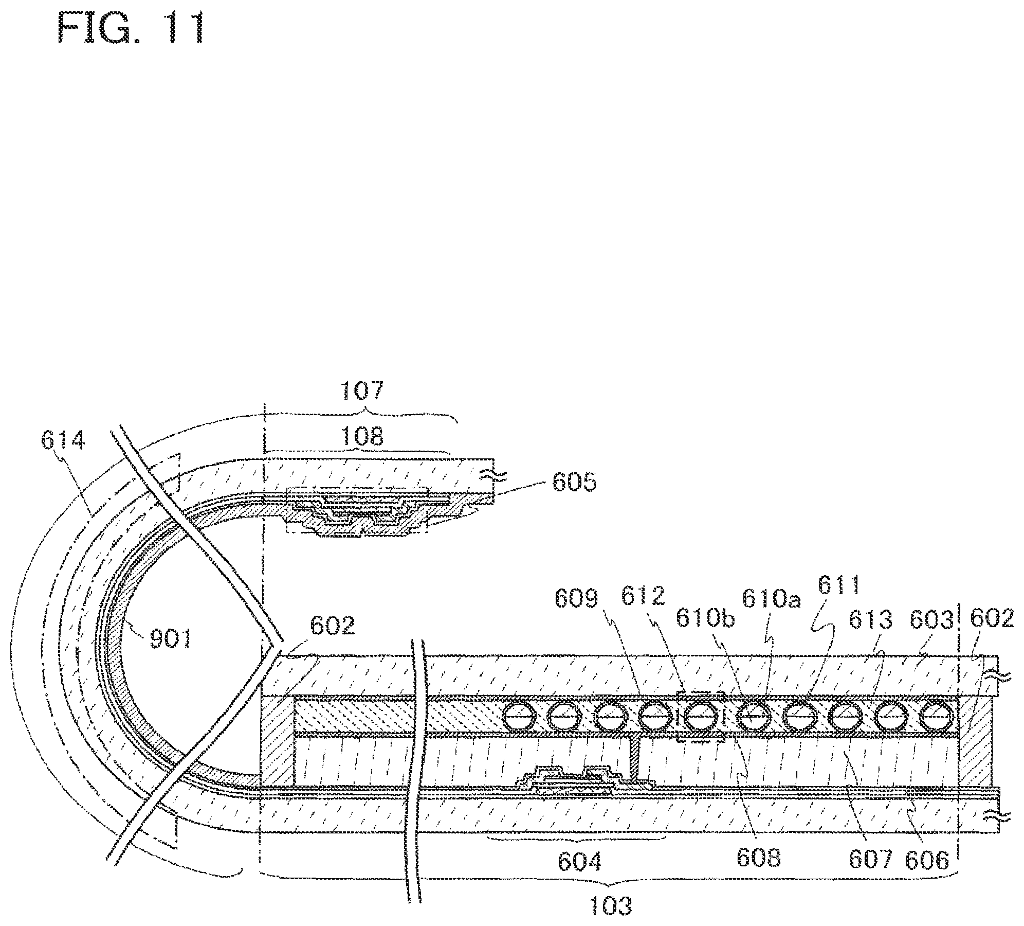 Patent US12100708 Figure 11 – Display device