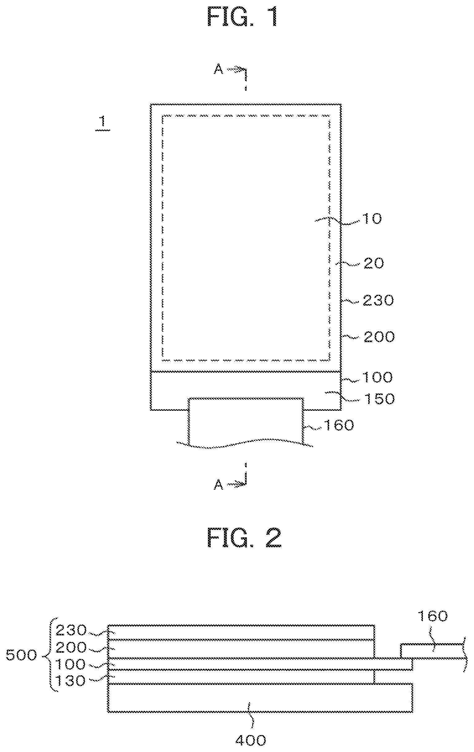 Patent US12100709 Figure 1 – Display device
