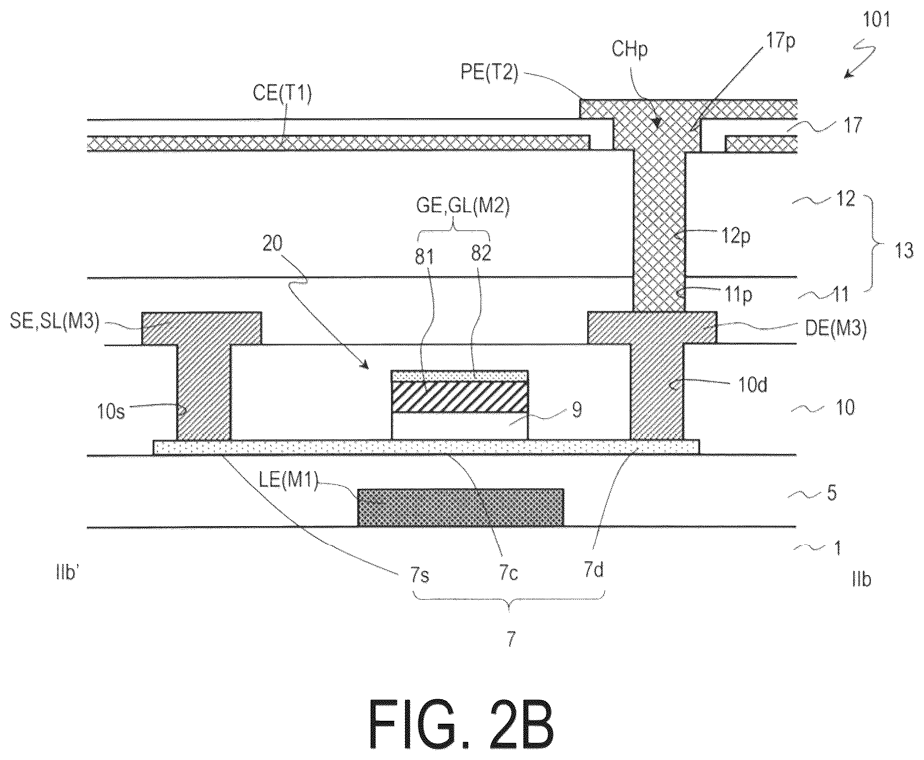 Patent US12100711 Figure 3 – Active matrix substrate and method for manufacturing same
