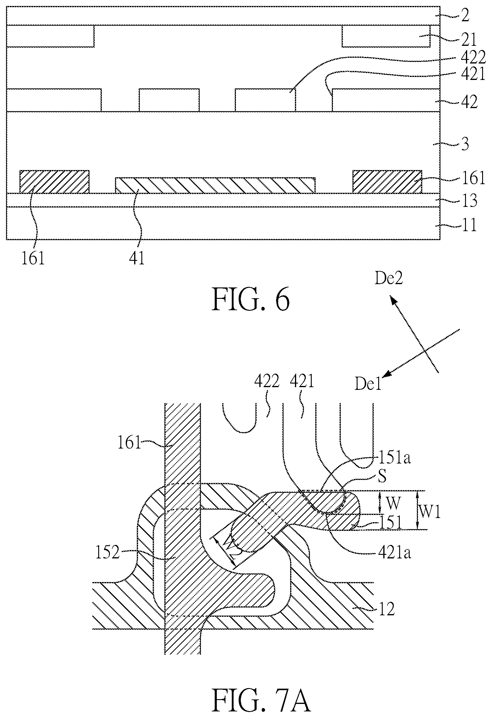 Patent US12100712 Figure 5 – Display with TFT