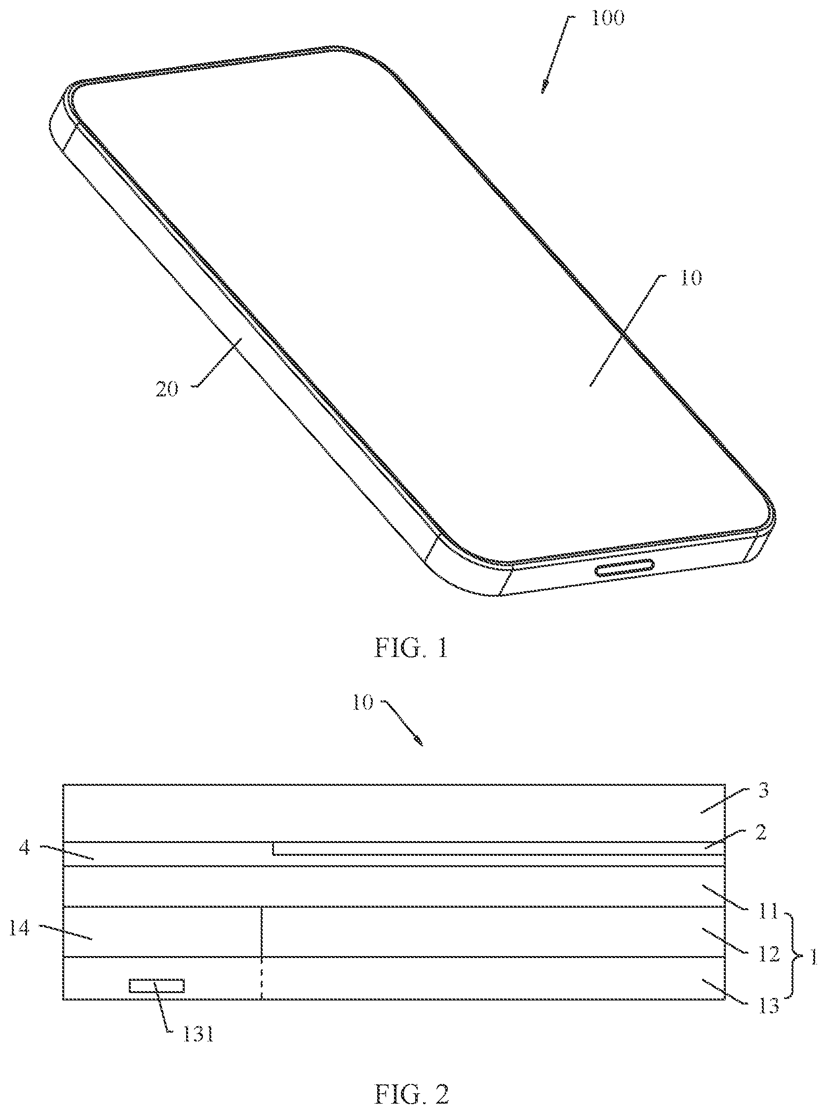 Patent US12100715 Figure 1 – Array substrate, display, and terminal device