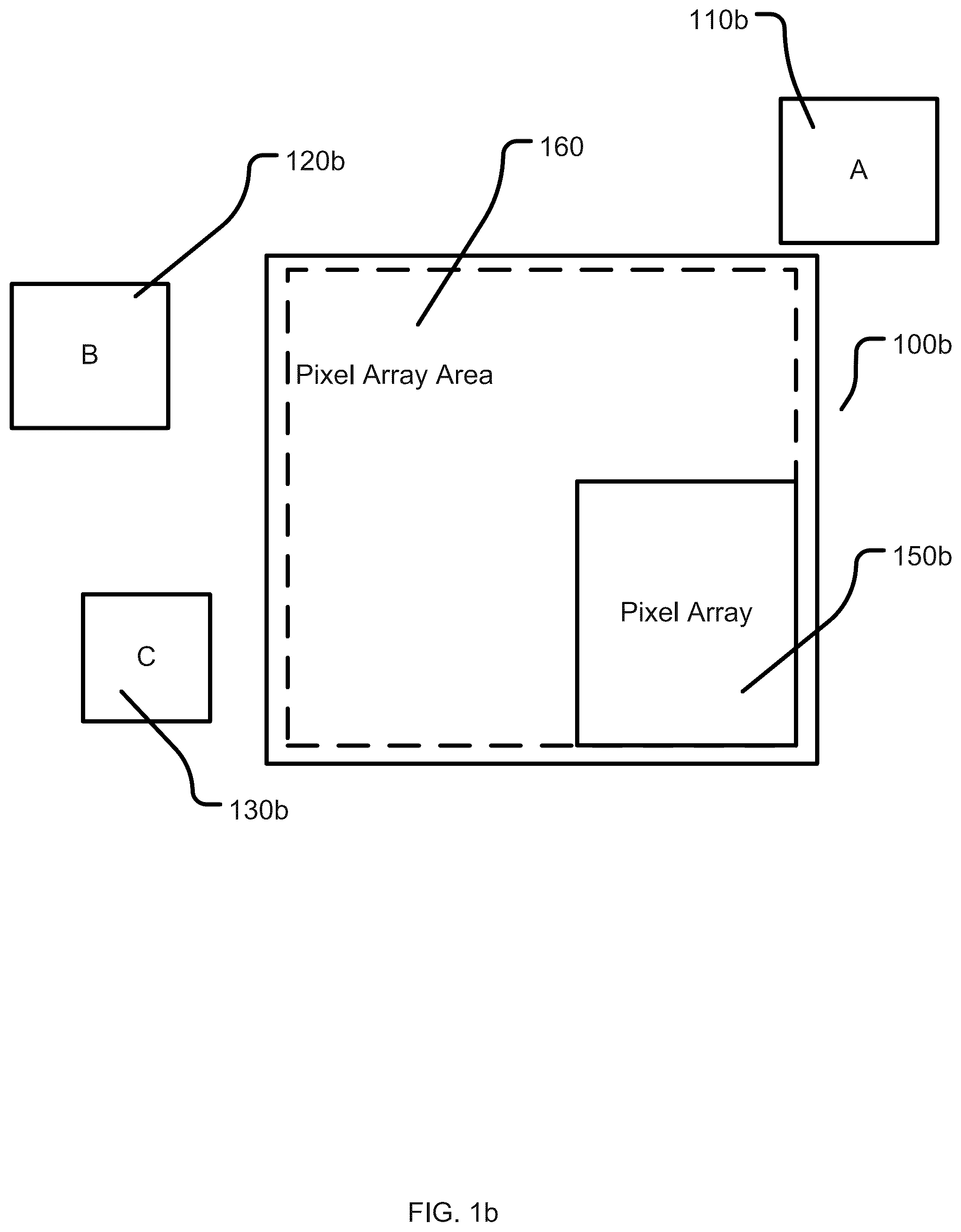 Patent US12100716 Figure 2 – Image sensor with tolerance optimizing interconnects