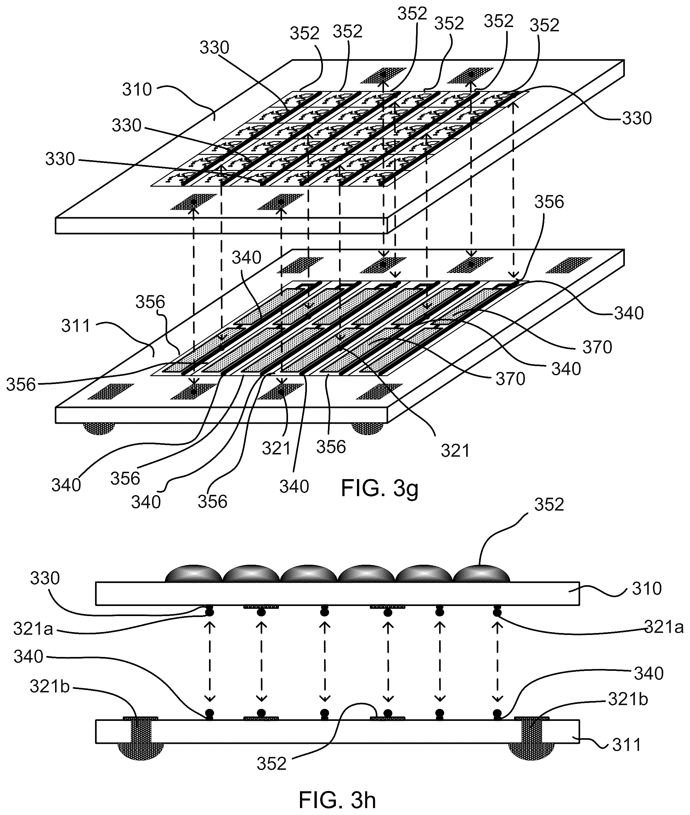 Patent US12100716 Figure 9 – Image sensor with tolerance optimizing interconnects